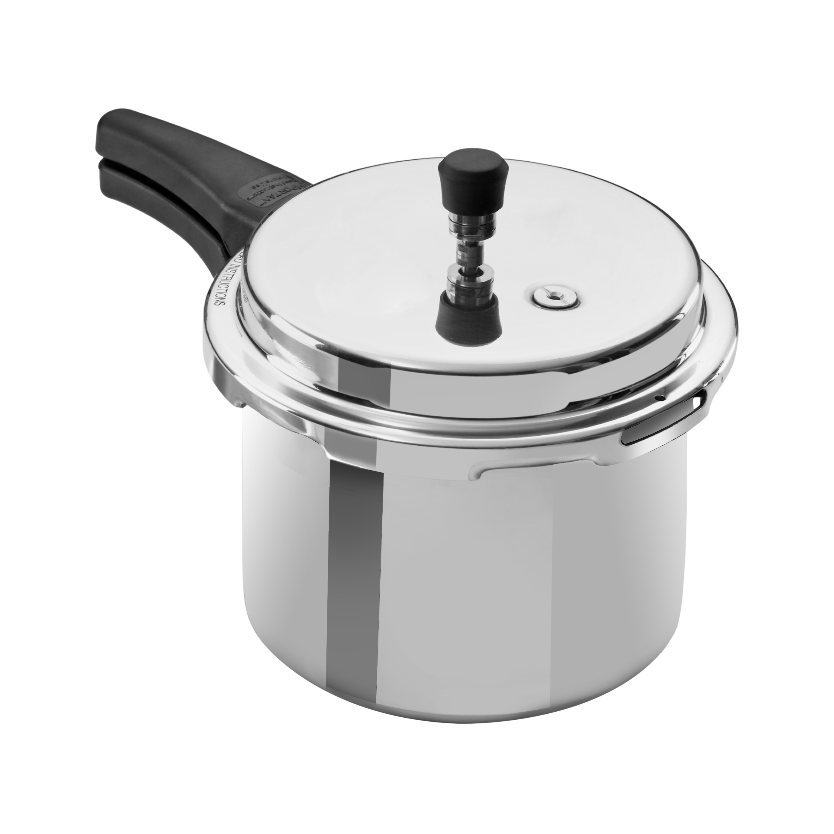 Royalford 5L Stainless Steel Pressure Cooker - Comfortable Handle