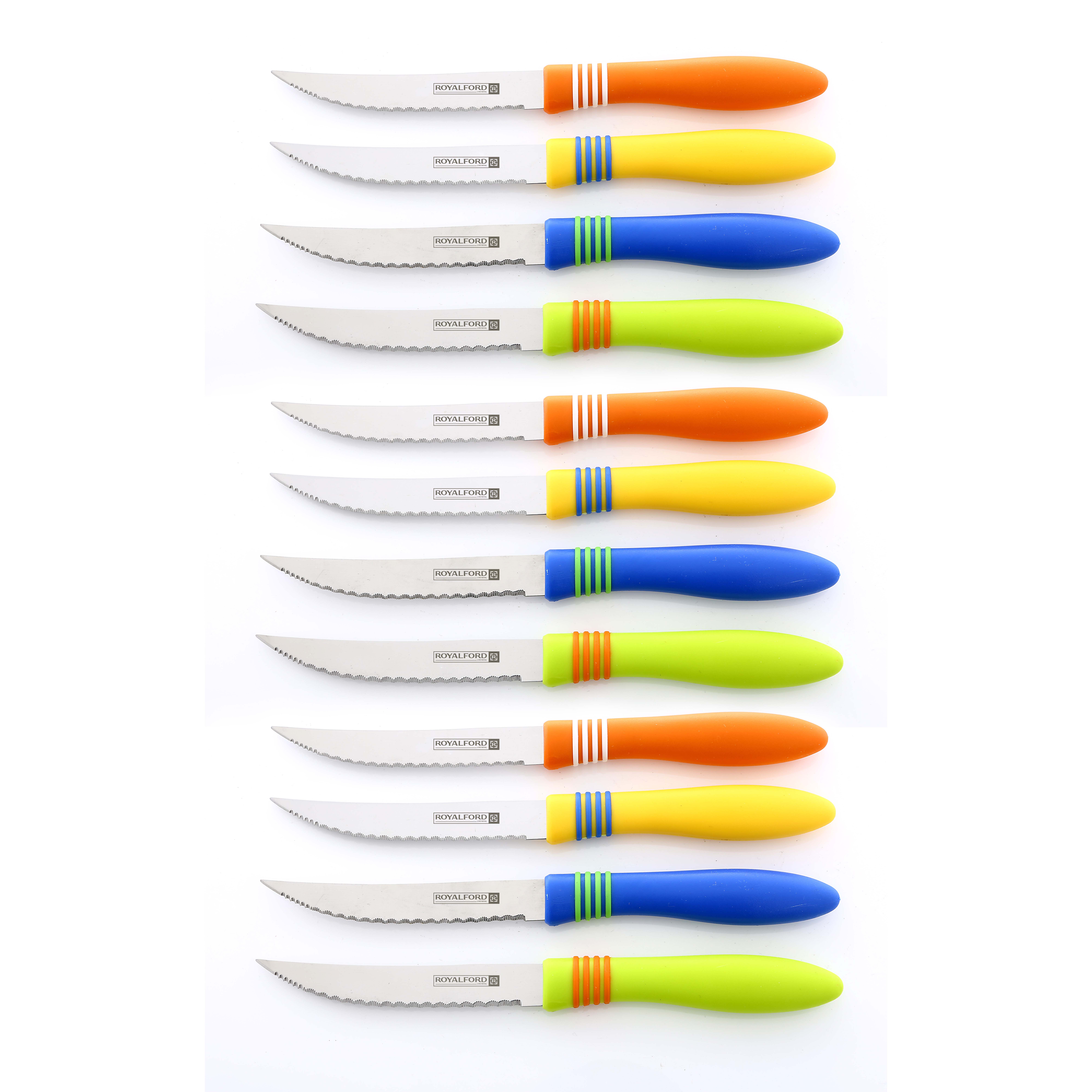 Buy Royalford Stainless Steel Fruit Knife Set (12 Pcs) - Stainless Steel  Razor Sharp Blades - Ultra Sharp Online in UAE - Wigme