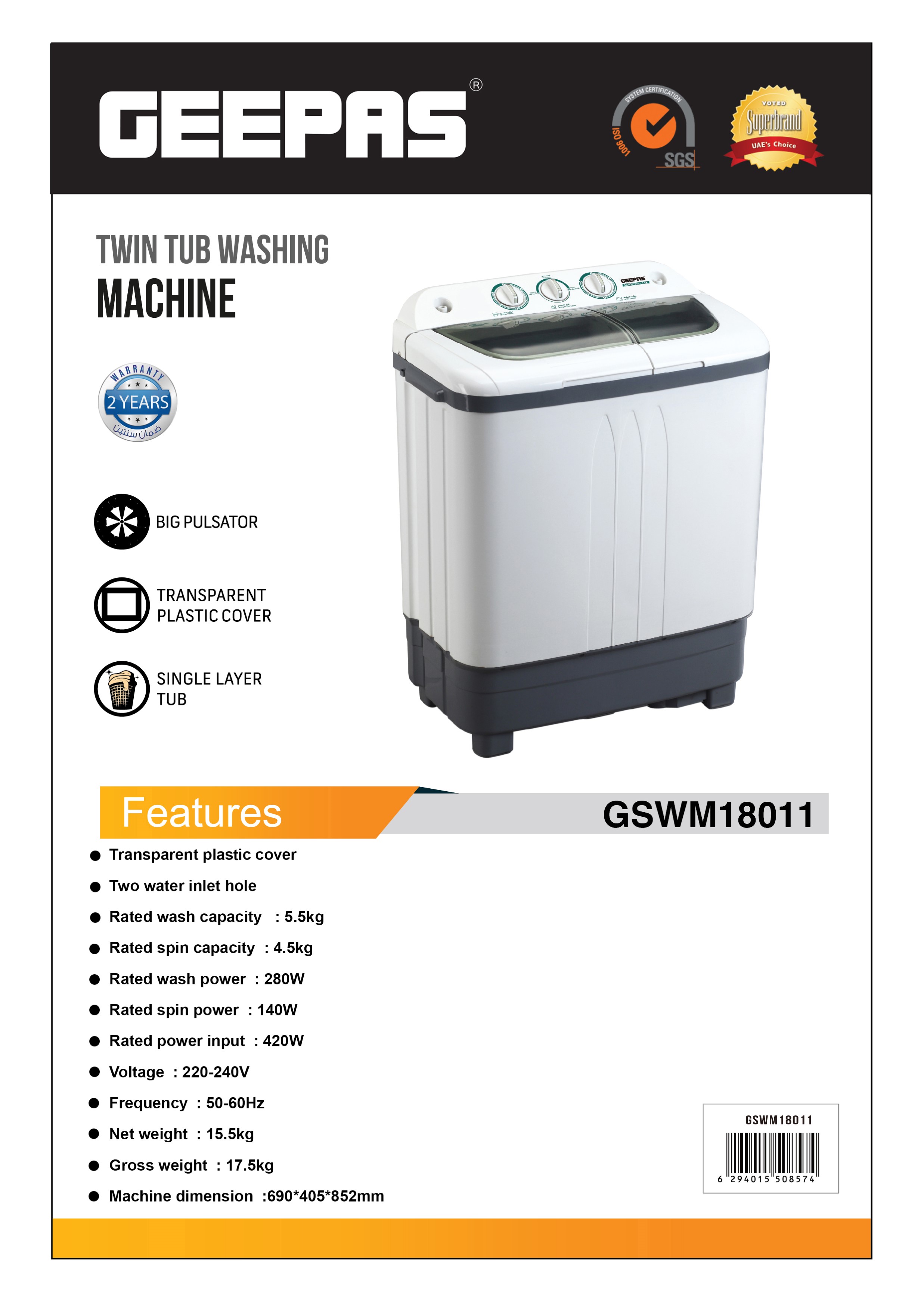 Mini Washing Machine,Single Tub Kids Clothes Washer,Mini Laundry Machine  Dryer Small Compact Machine Portable Washer 4.5Kg price in UAE,  UAE