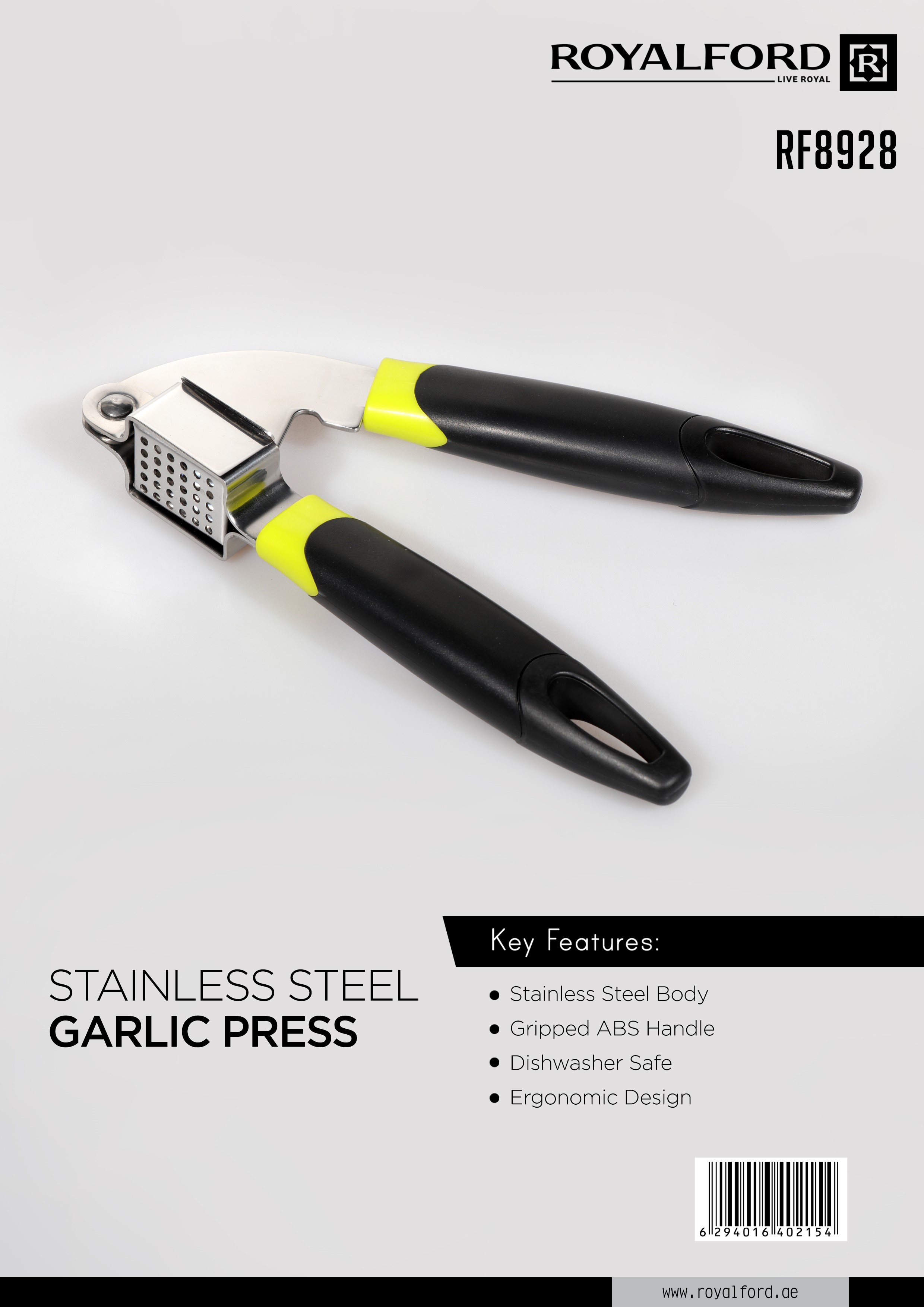 Garlic Press Garlic Paste Multifunctional Clip Stainless Steel