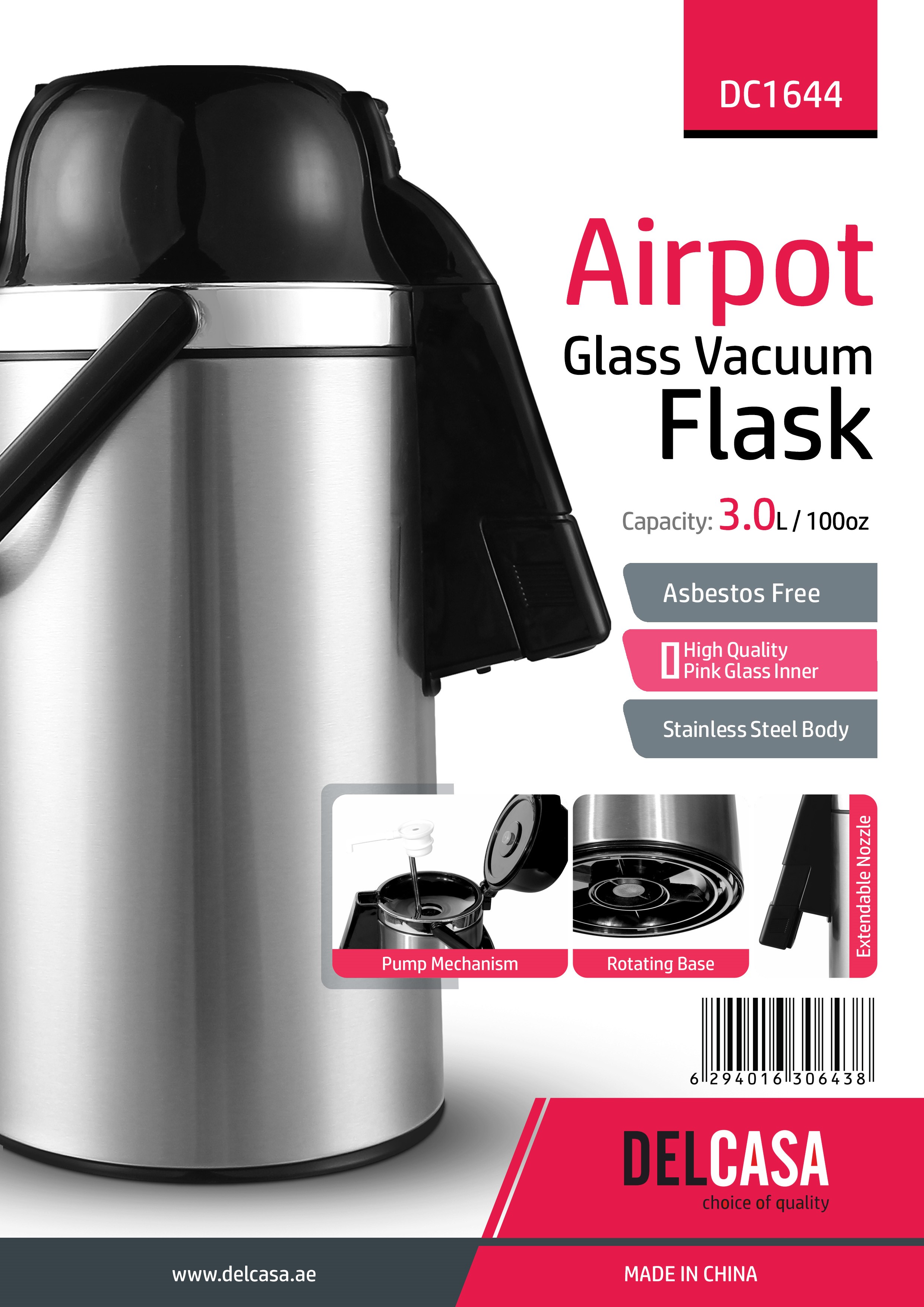 3 litre best sale thermos flask