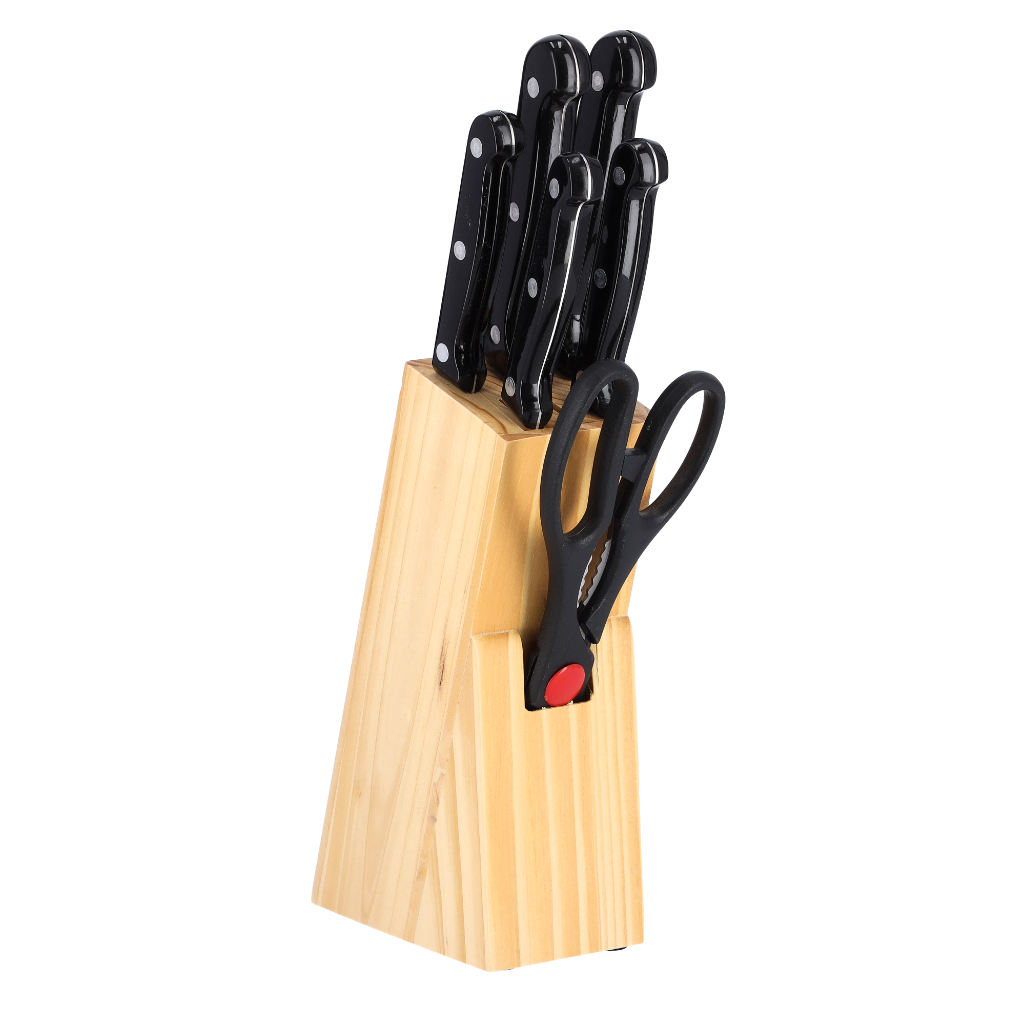 Buy Delcasa 4Pc Knife Set/Wooden Cutting Board Online in UAE - Wigme