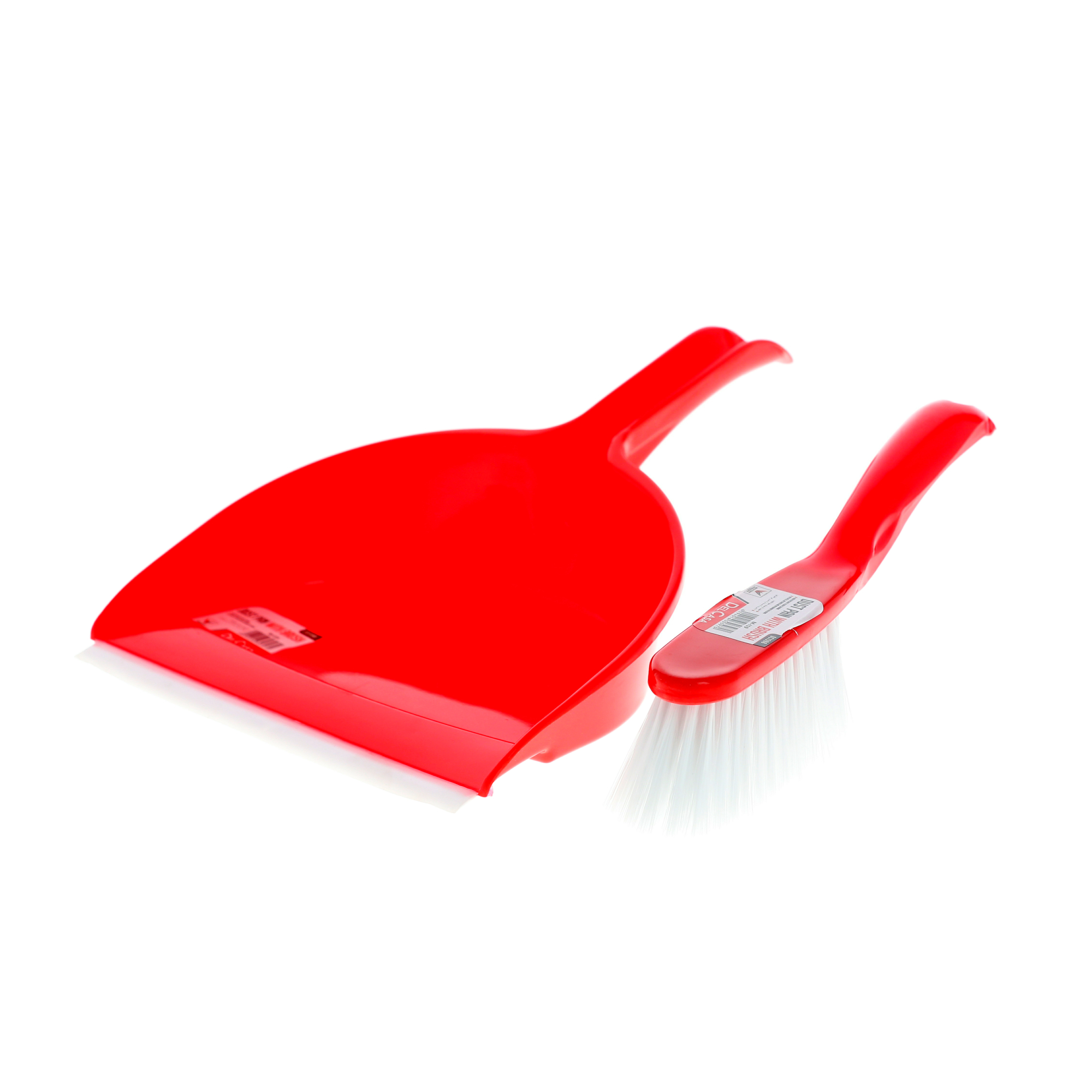 Buy Delcasa 6Pcs Floor Cleaning Set With Dust Pan, Hard Brush, Soft Brush,  Cleaning Brush, Squeegee Online in UAE - Wigme