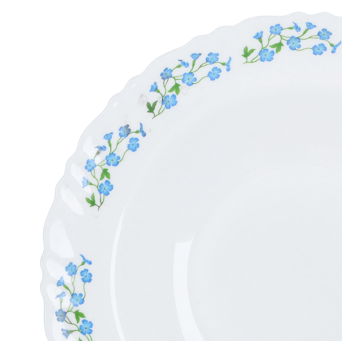 Buy Delcasa 9.5 Opalware Round Deep Soup Plates - Pasta Plates - Plate  With Playful Classic Decoration Online in UAE - Wigme