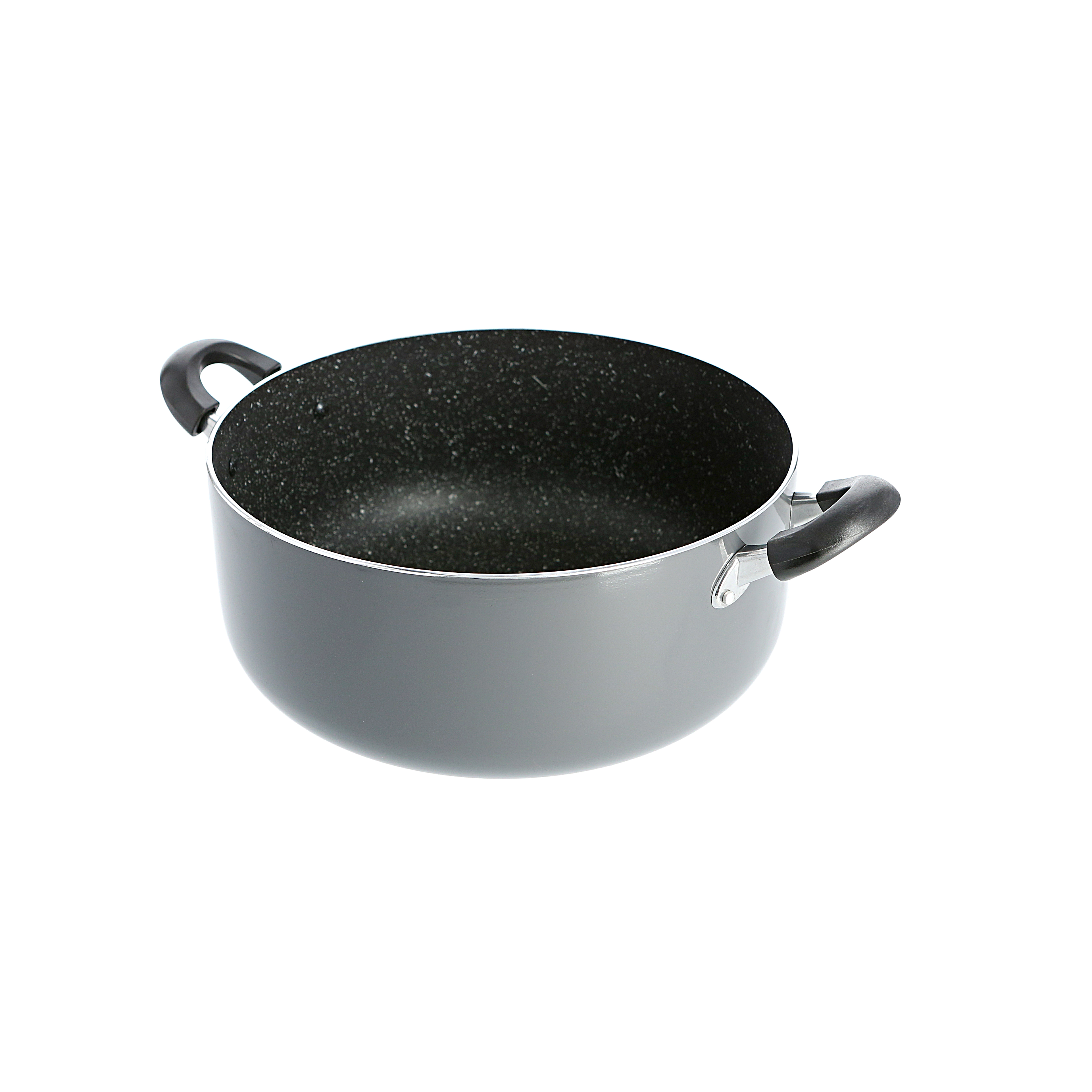 Non Stick Dish Casserole Stock Pot Stew Pan Aluminium 24cm 26cm 28cm 30cm  34cm