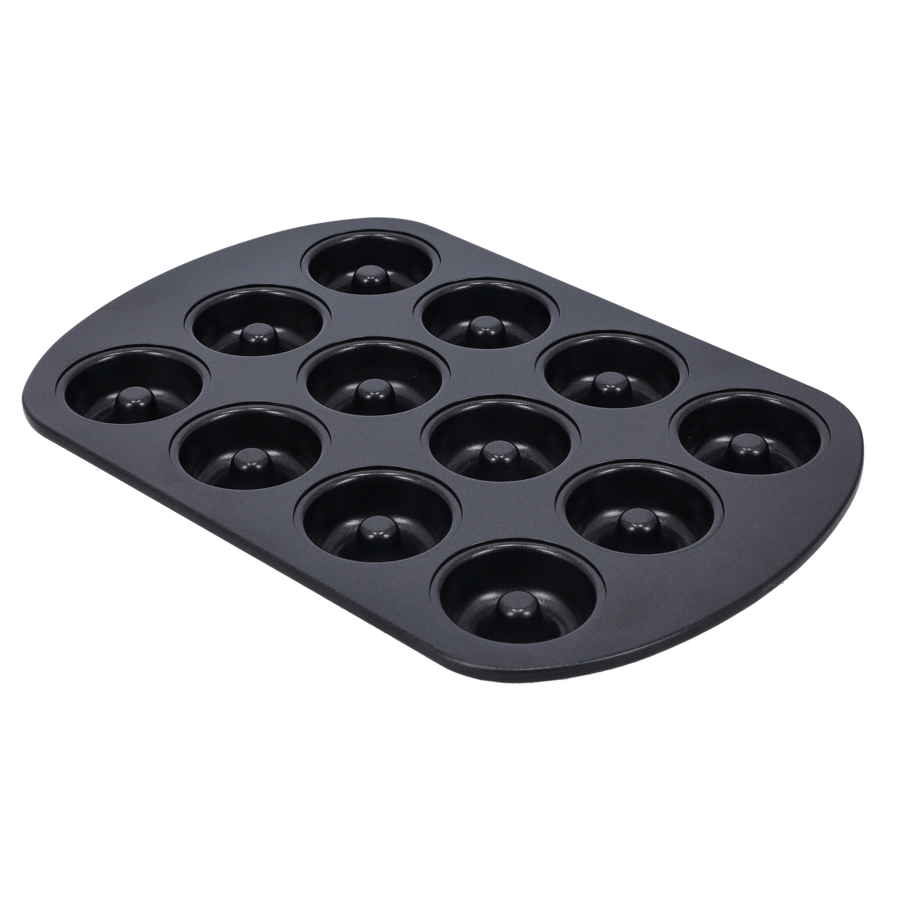 12-Cavity Metal-Reinforced Silicone Mini Donut Pan by Celebrate It®