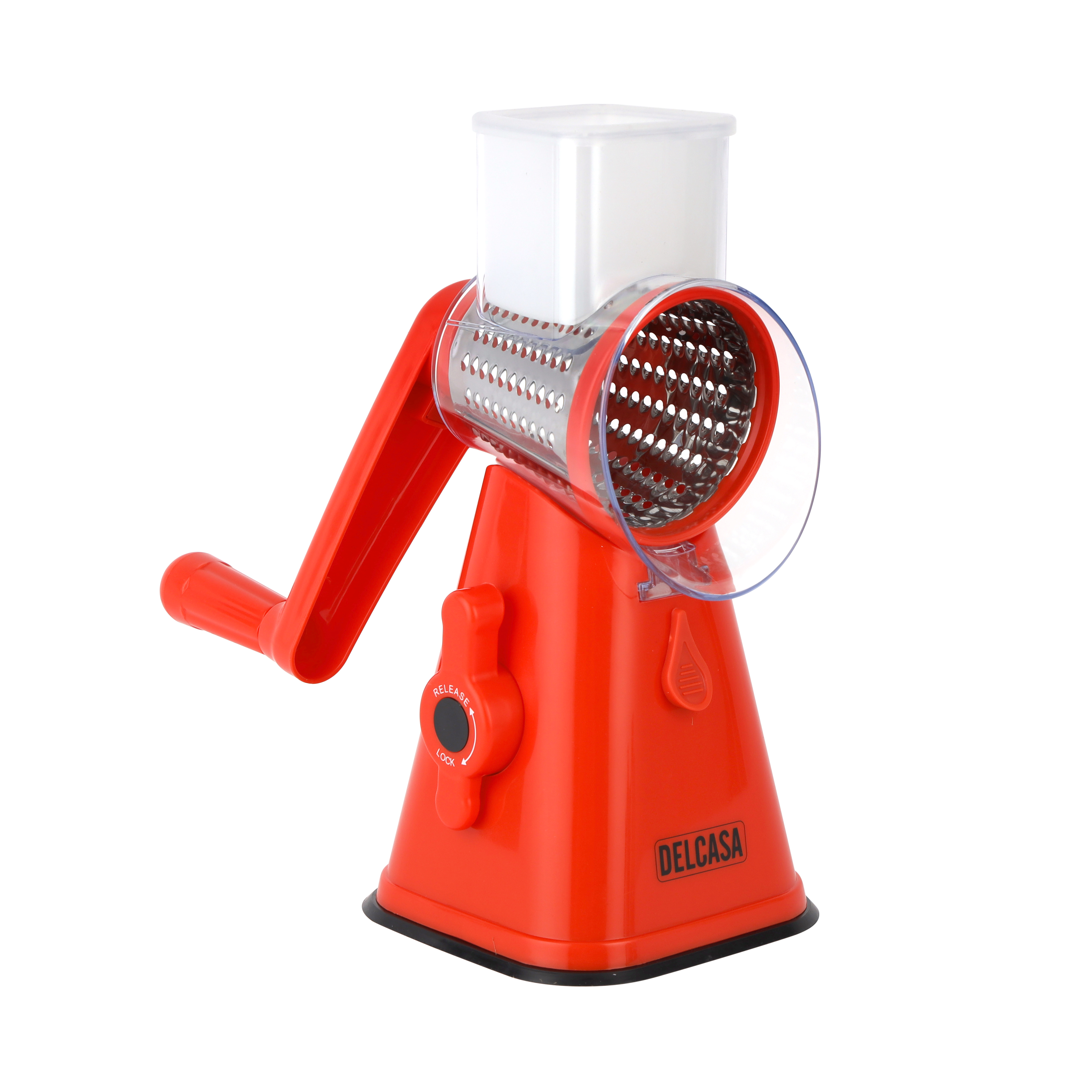 Rotary Grater 3 Sharp Drums Food Blades Shredder Meat Chopper Round Tumbling  Box Grinder Sharpper