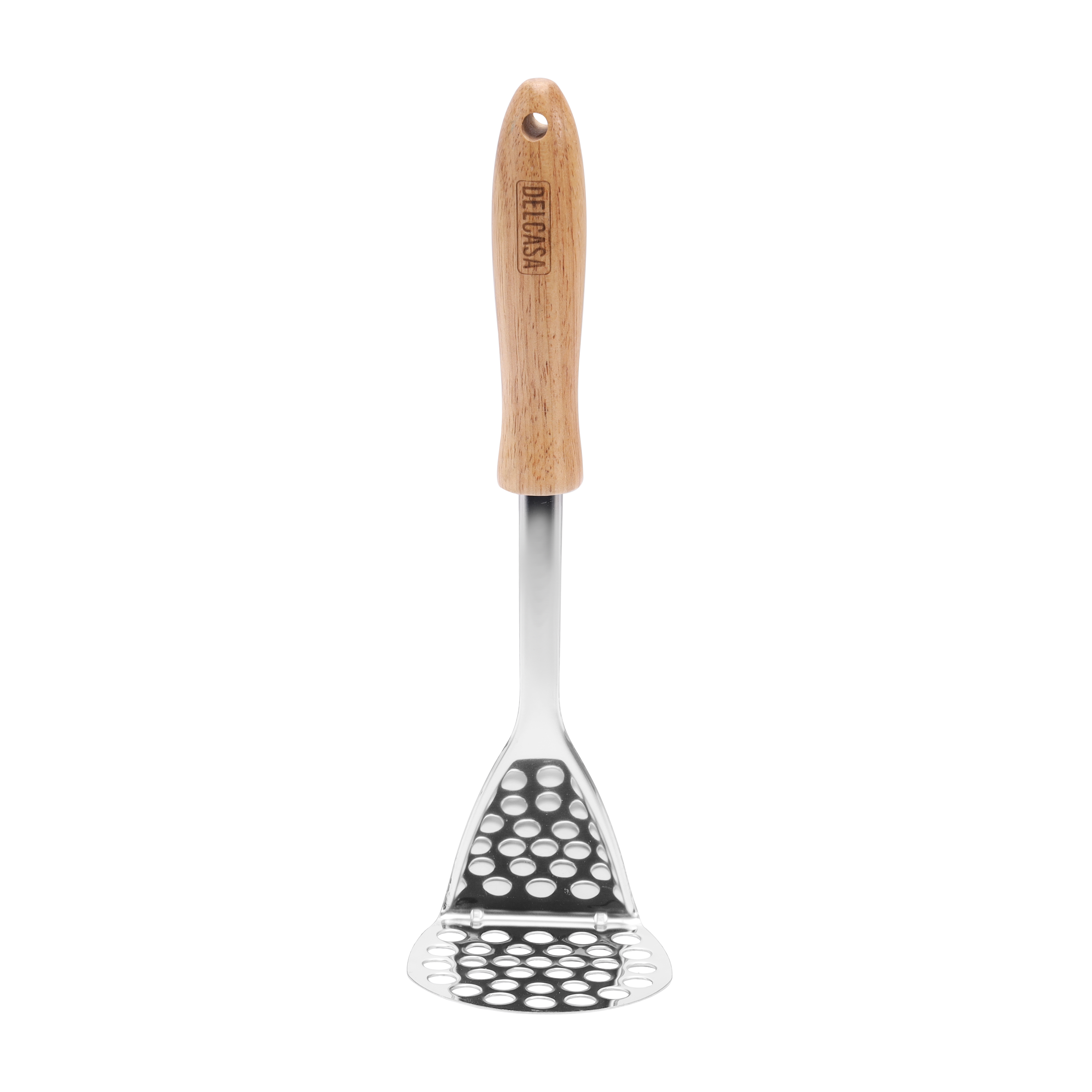 Potato Masher, Potato Masher Stainless Steel, Heavy Duty Hand Masher  Kitchen Tool With Wooden Handle (2 Pcs)