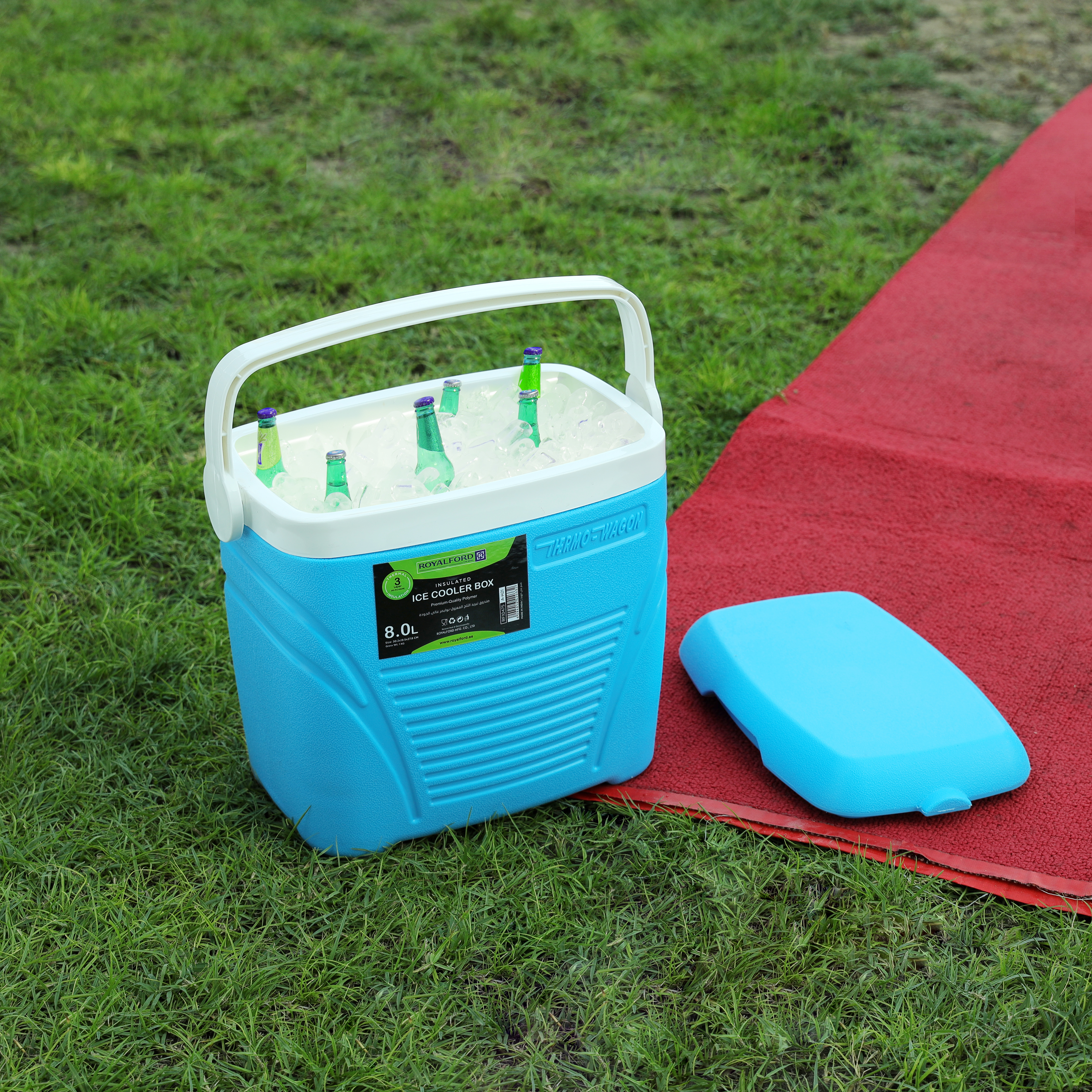 Insulated Ice Cooler Box - 8Ltr