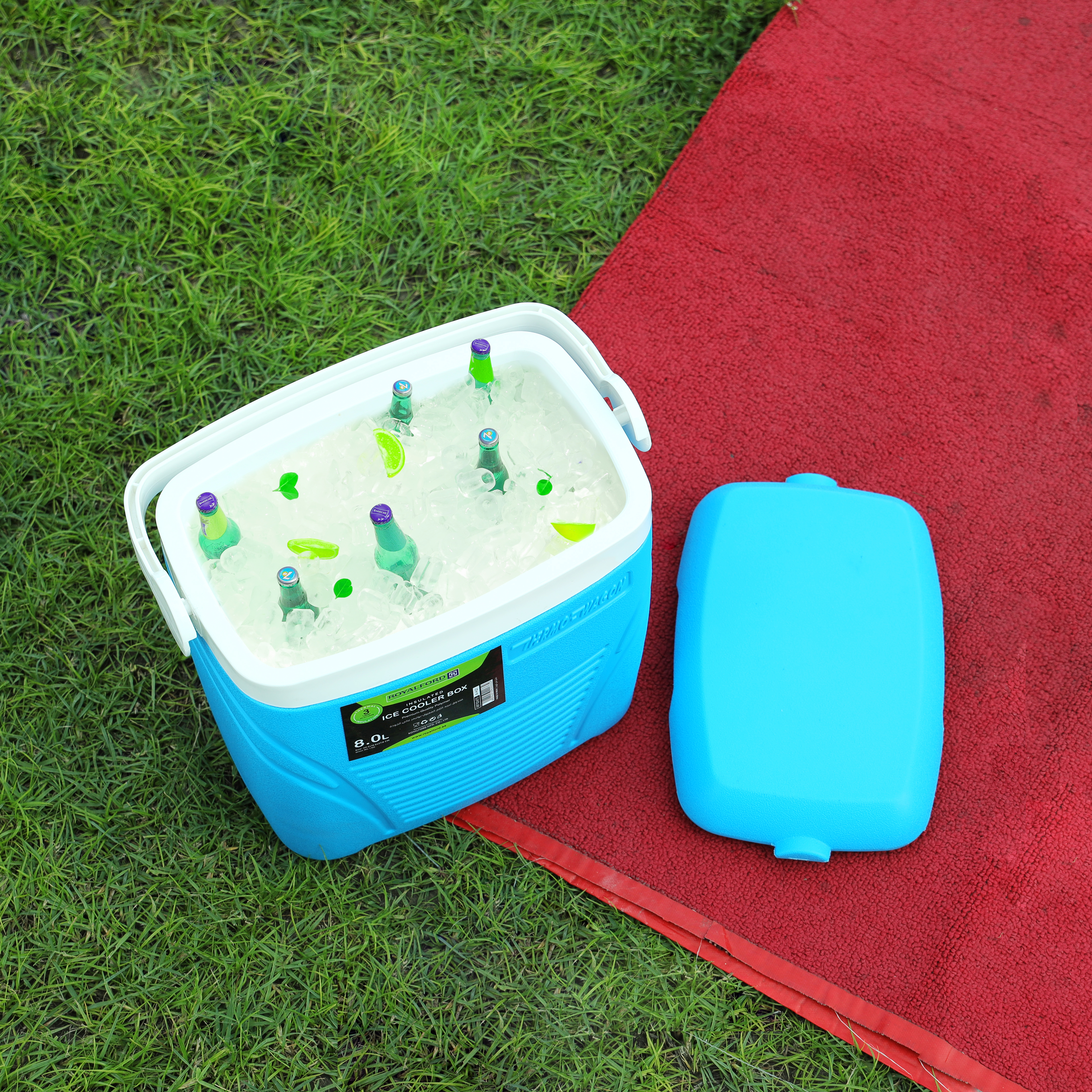 Insulated Ice Cooler Box - 8Ltr