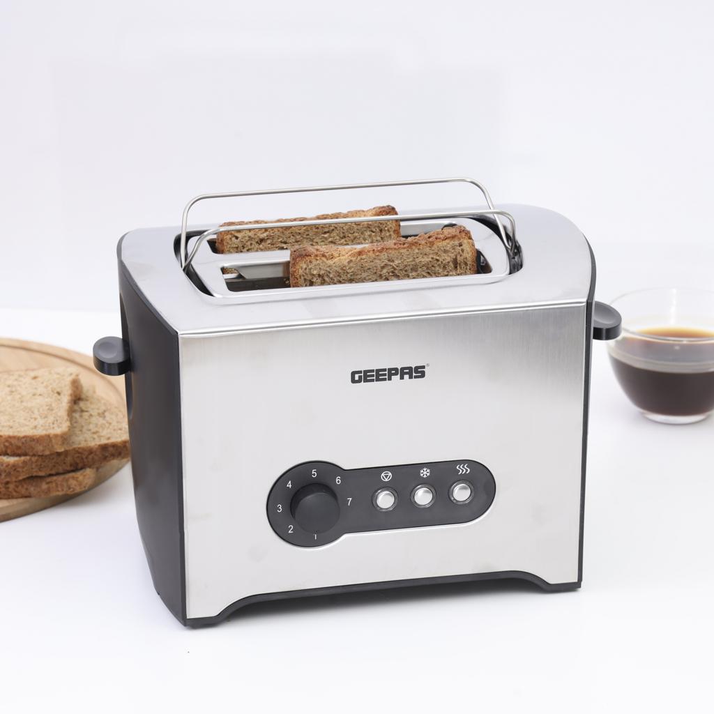 Buy Geepas 1250W Multi-Function Toaster With Egg Boiler And Poacher - 2  Slice Toaster With Mini Online in UAE - Wigme