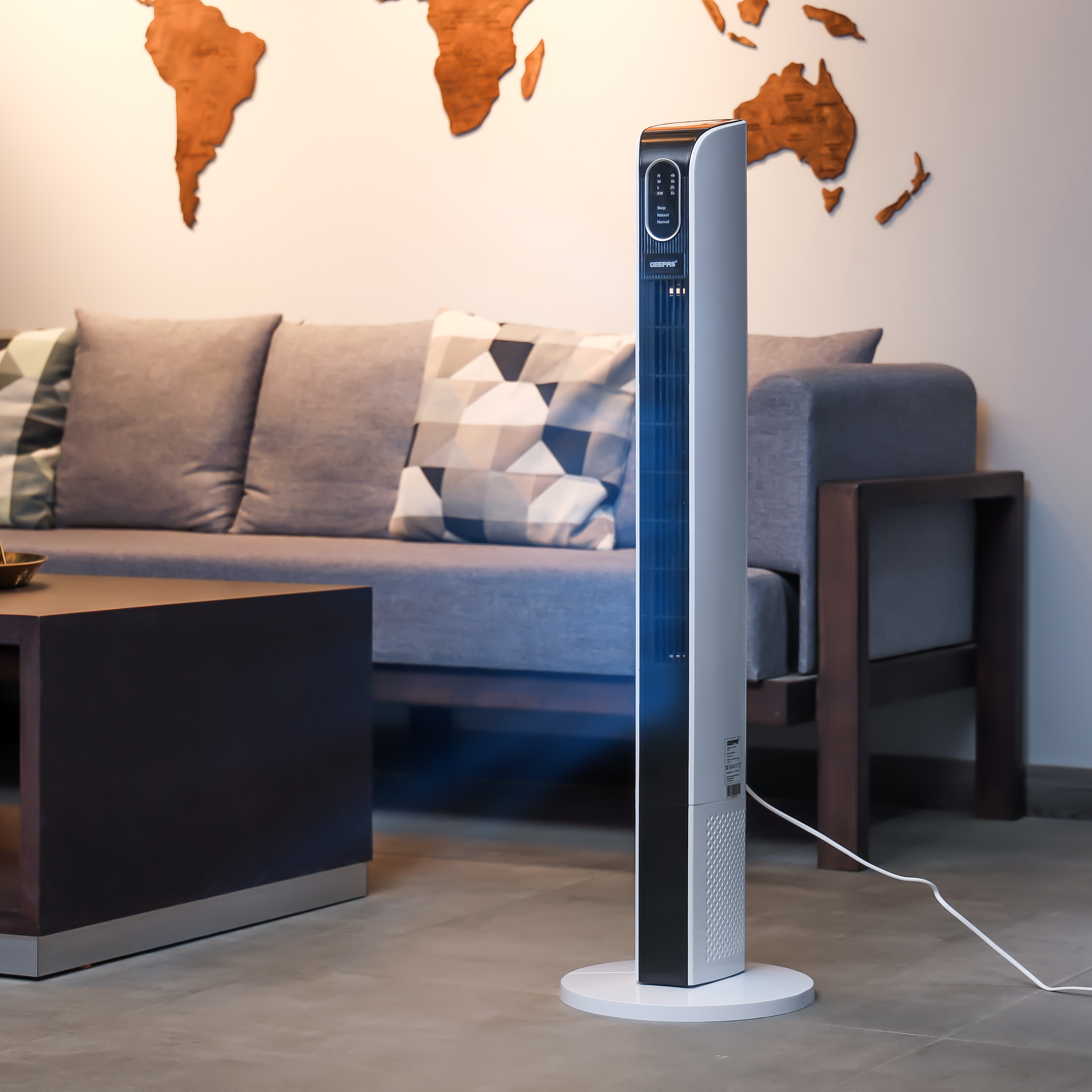 Tower Fan, 3 Speed Control, Oscillation Function, GF21167 | Low noise  operation fan | Portable Tower Fan | Portable Standing Floor Fan for  Bedroom, Home u0026 Office