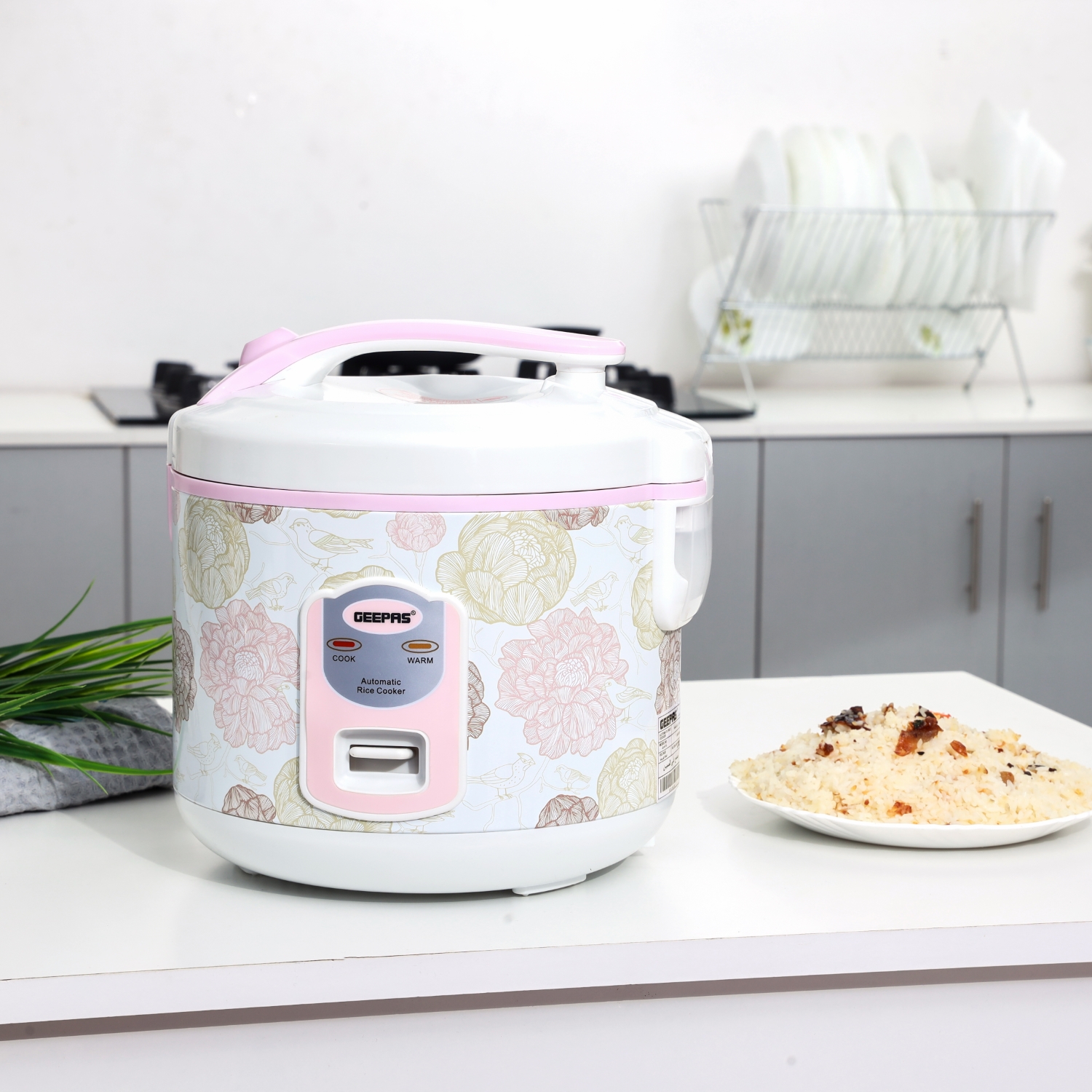 Buy Geepas Electric Rice Cooker, 10L Online in UAE - Wigme