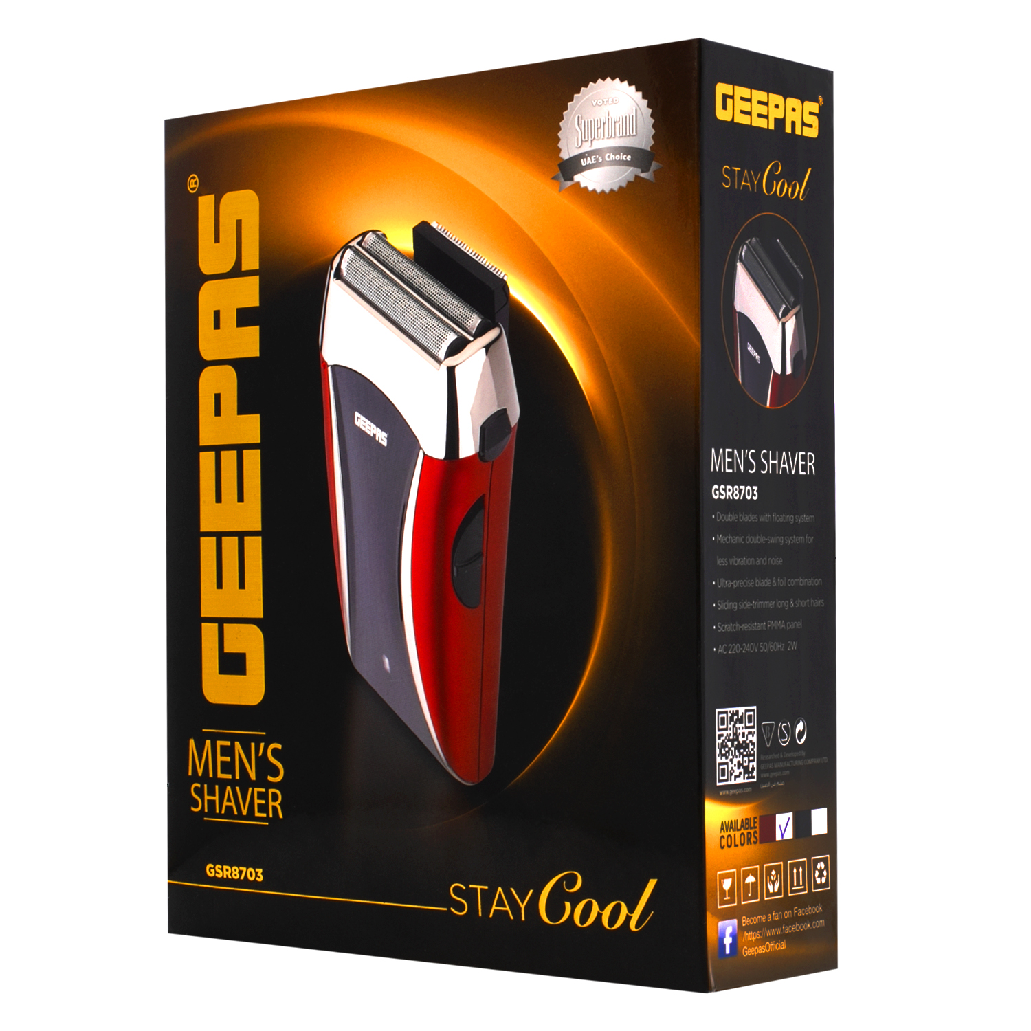 geepas stay cool trimmer