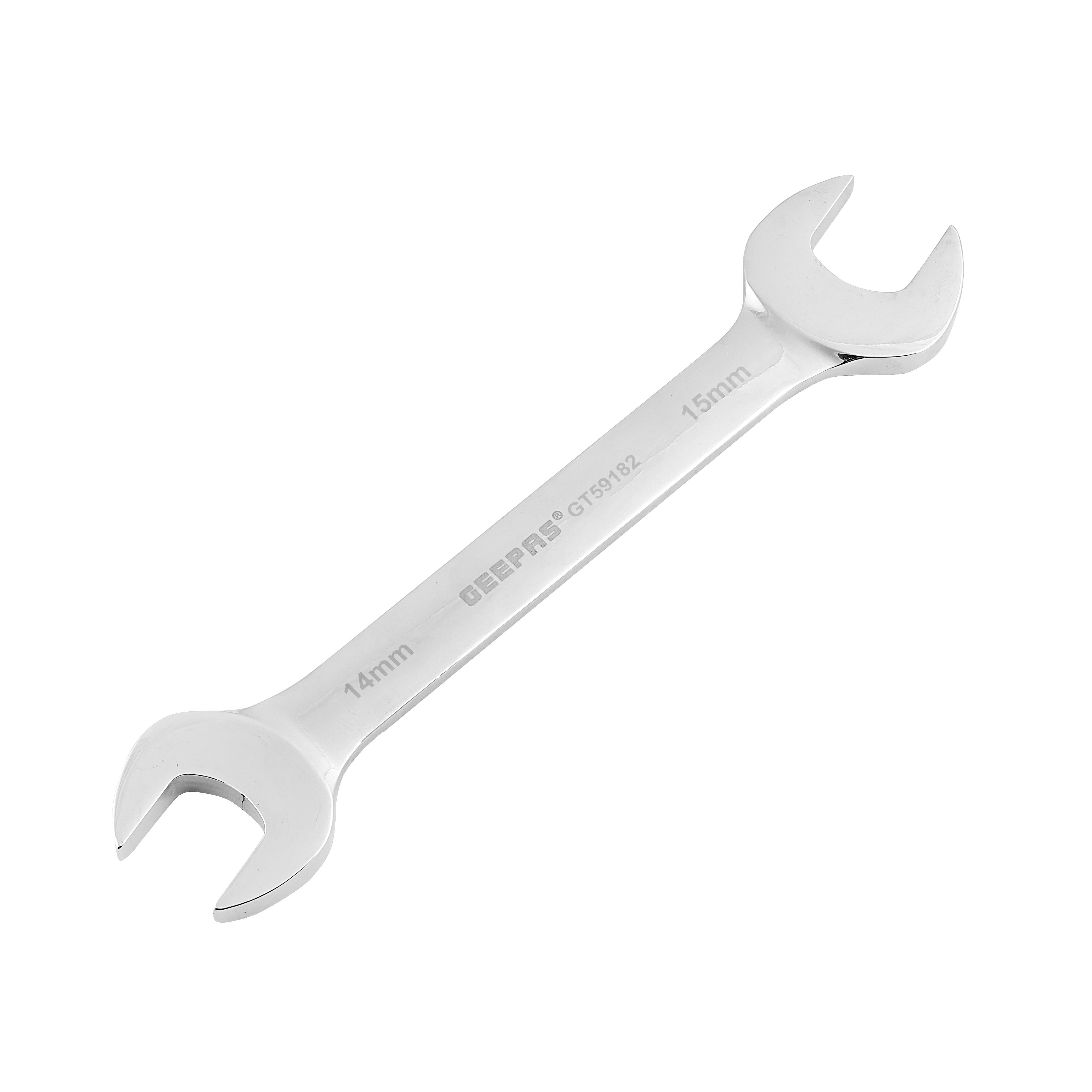 TRUSCO Mirror-type Double Open-end Spanner TTDS-3032 