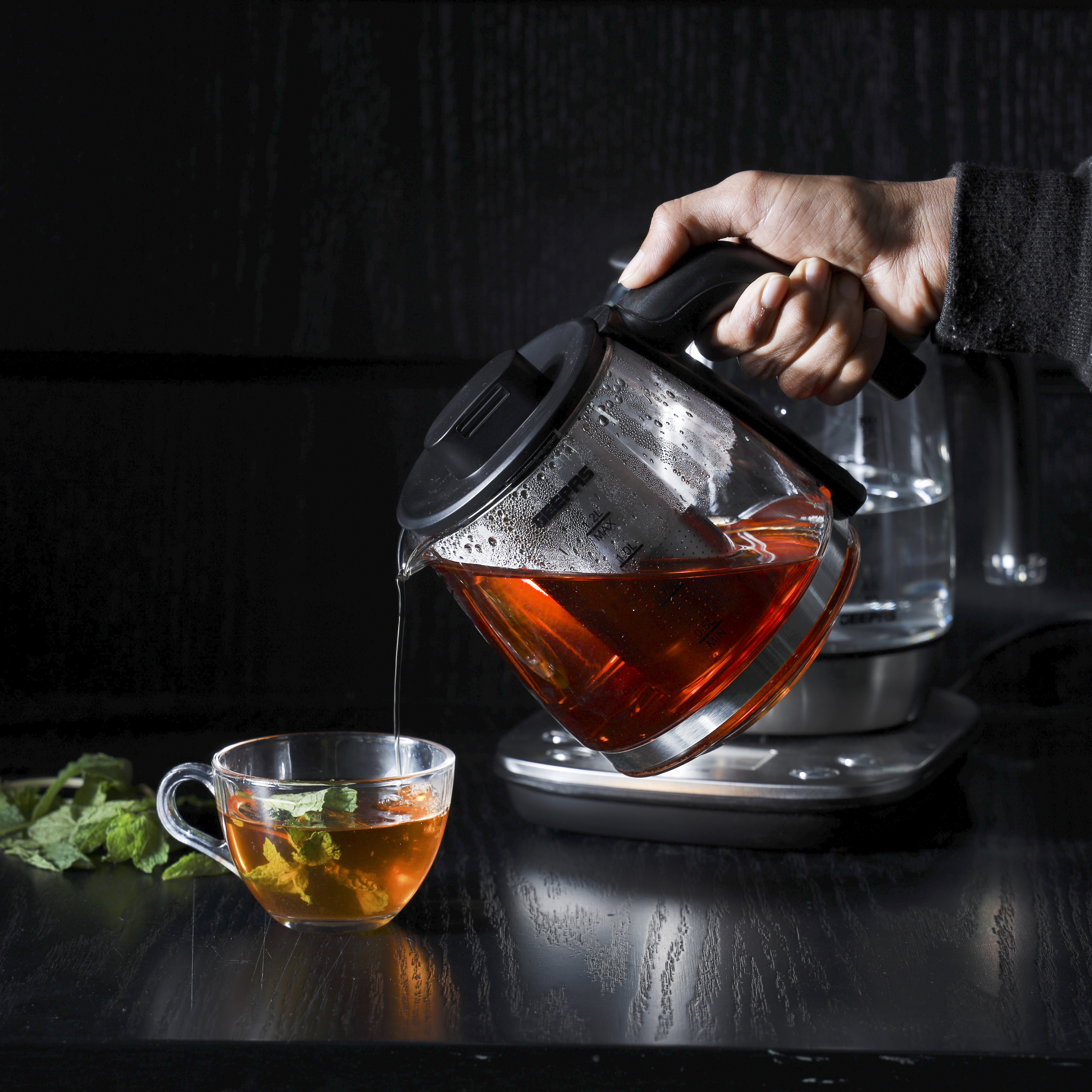 Buy Geepas 2 In 1 Digital Tea Maker - Stainless Steel Filter GTM38045 online