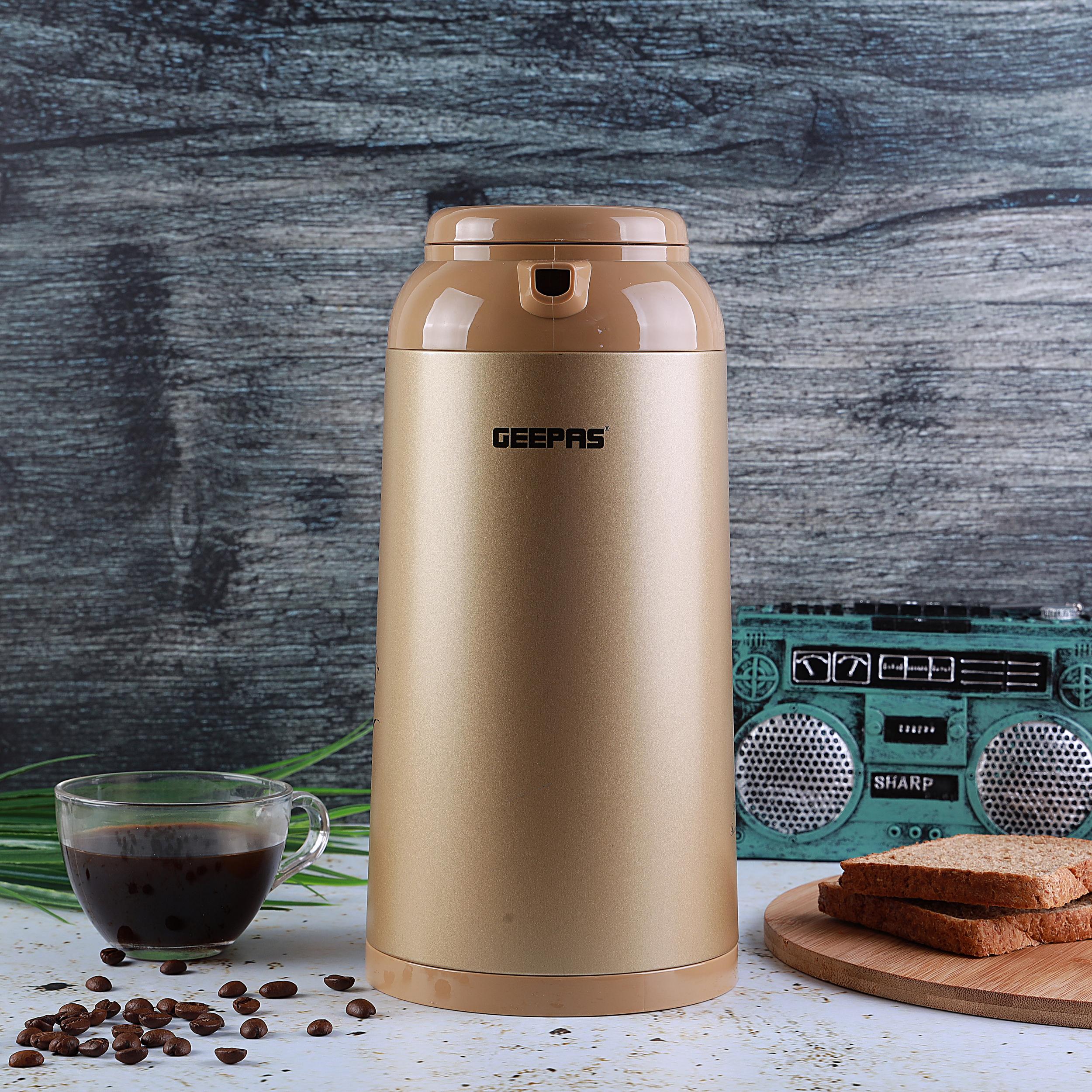 Buy Geepas 1L Vacuum Flask - Heat Insulated Thermos For Keeping