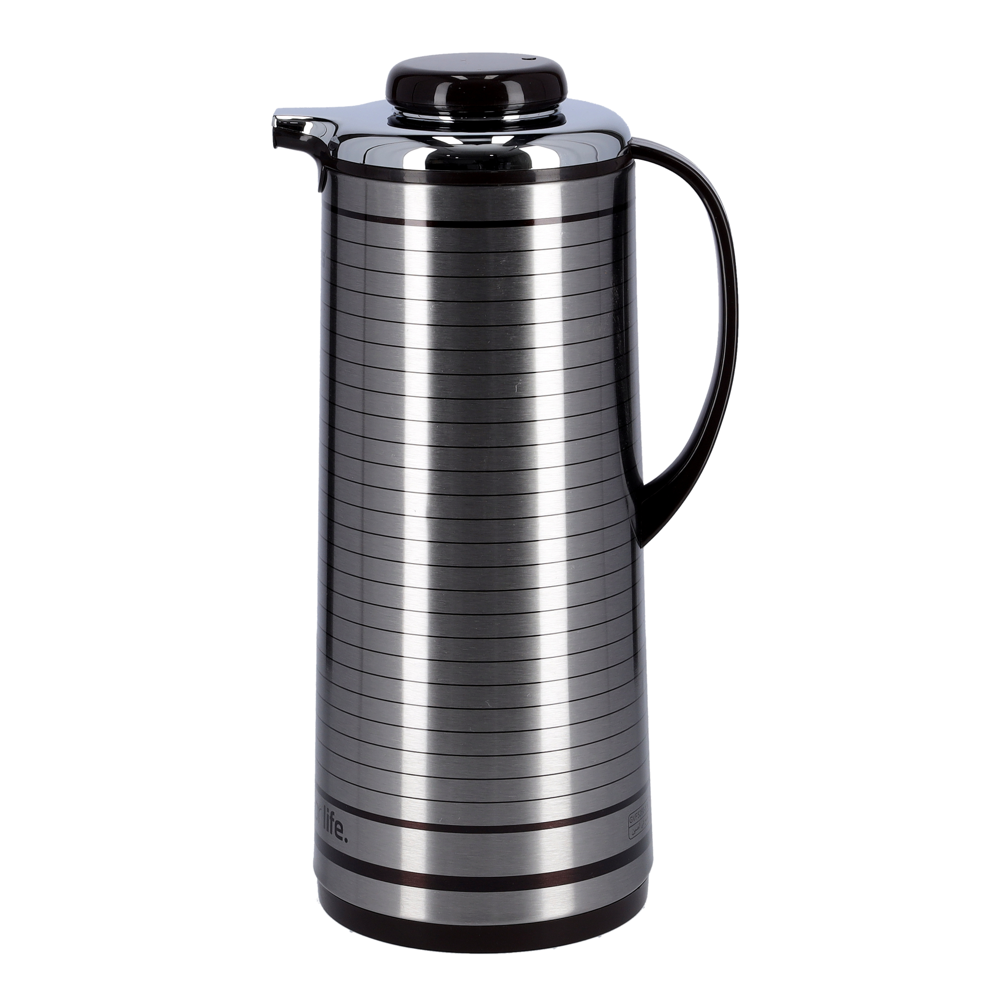 TIGER Stainless Steel Vacuum Carafe with Glass Liner & Swivel Base