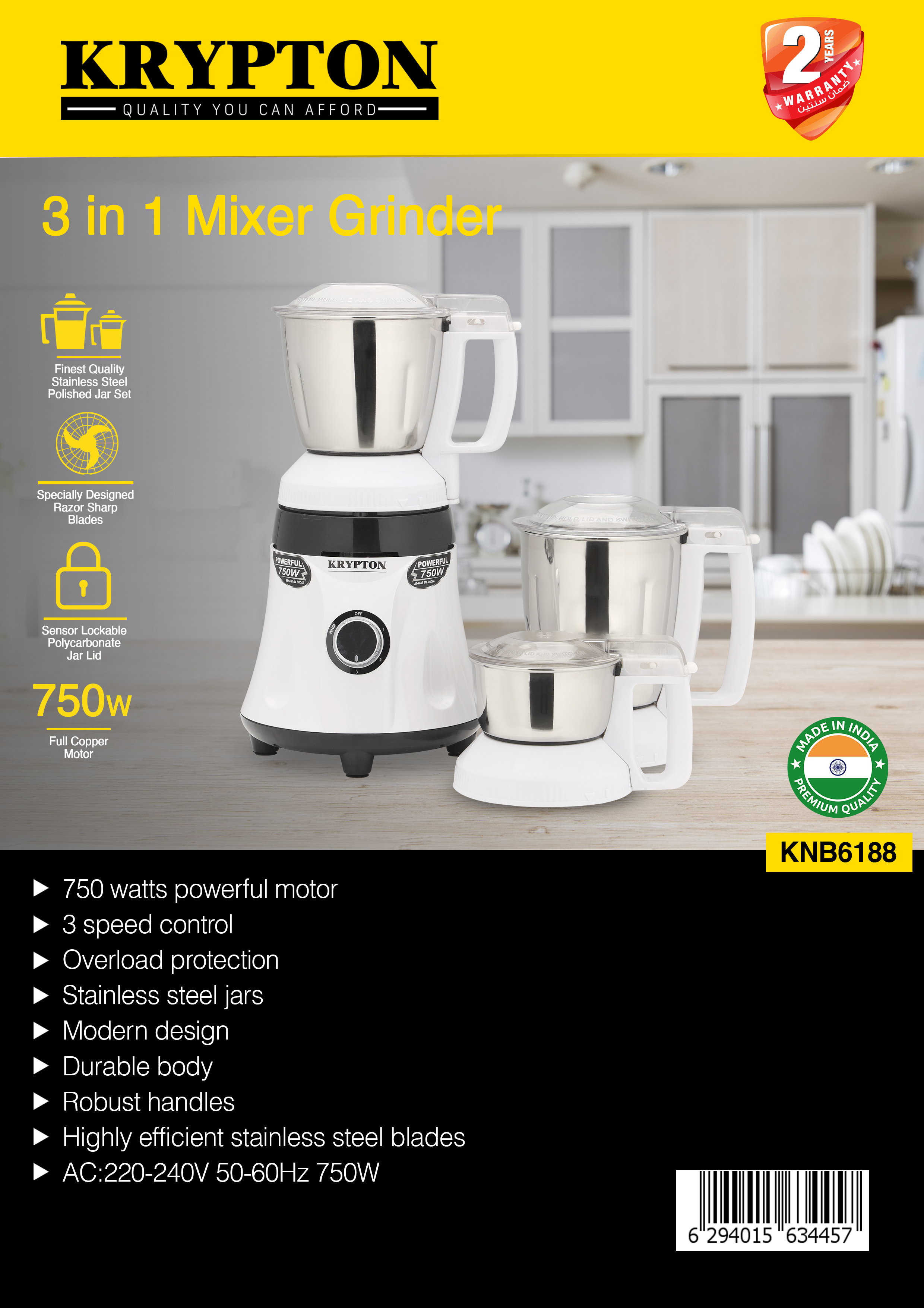 What Are The 3 Jars In Mixer Grinder? - Fifti Fifti