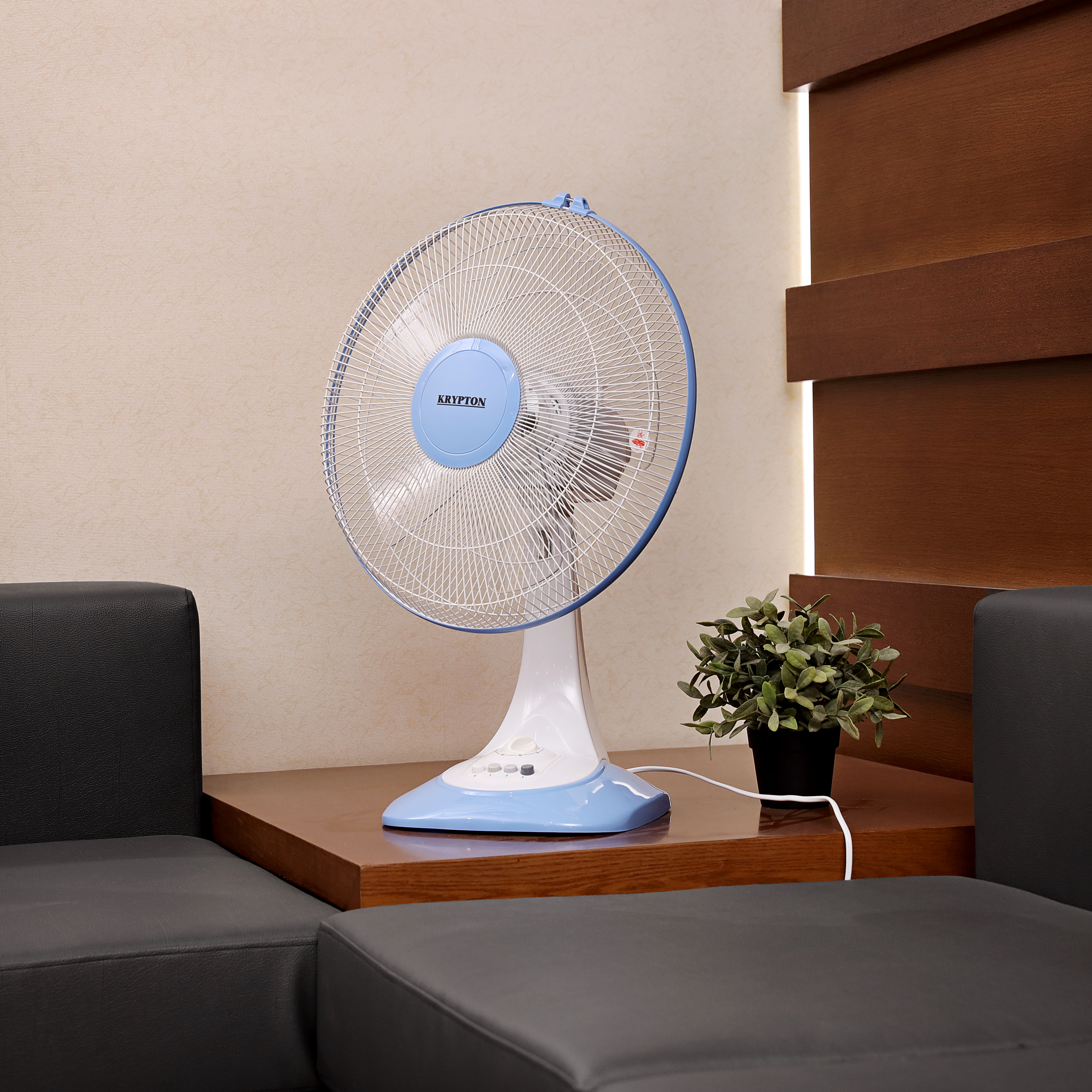 G4GADGET White 3 In 1 Adjustable 16 Inch Fan Suitable For All Situations Wall Mounted Floor Standing Desk 16 3 in 1 Fan. 