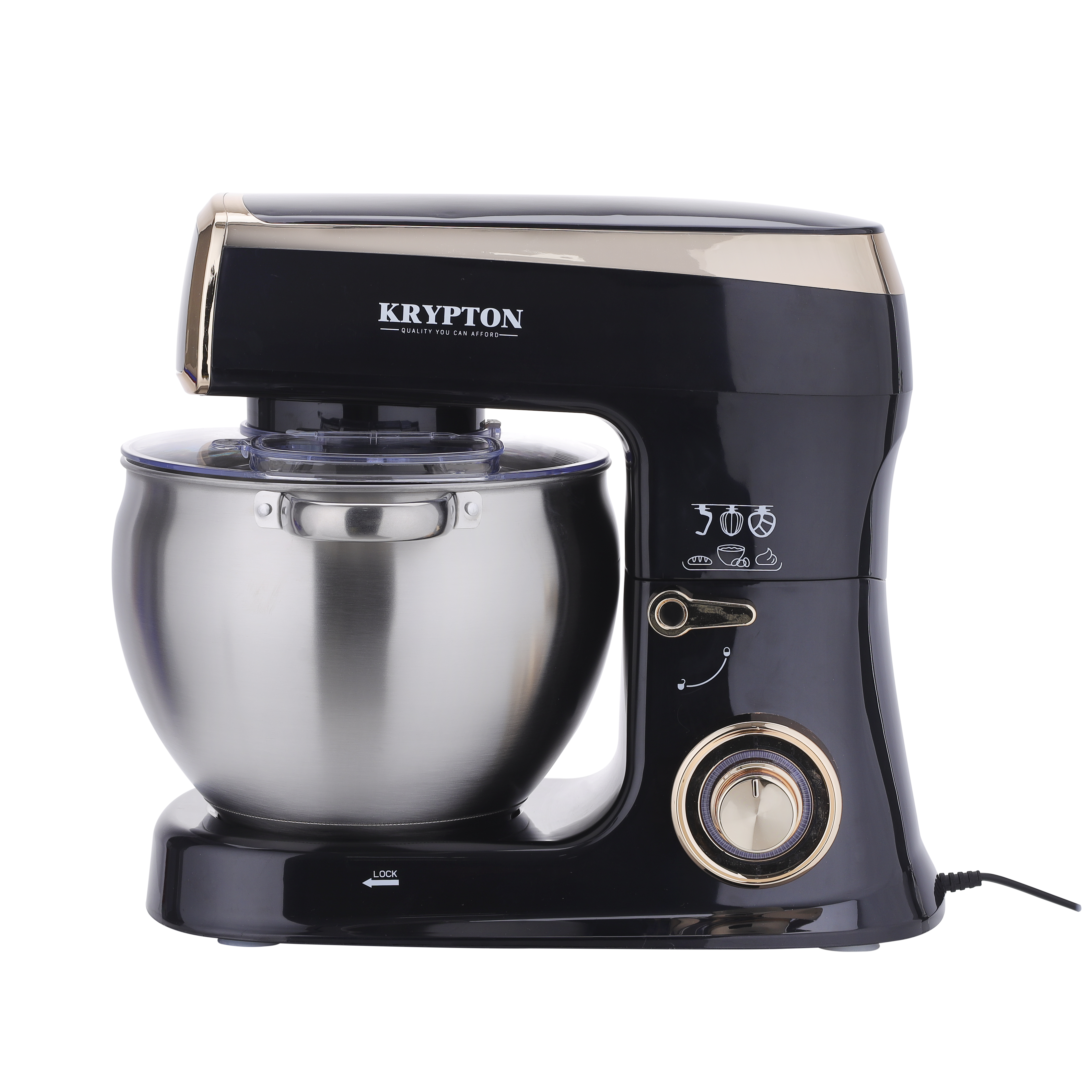 Beper Stand Mixer Electronic Display with Removable Stainless Steel Bowl 