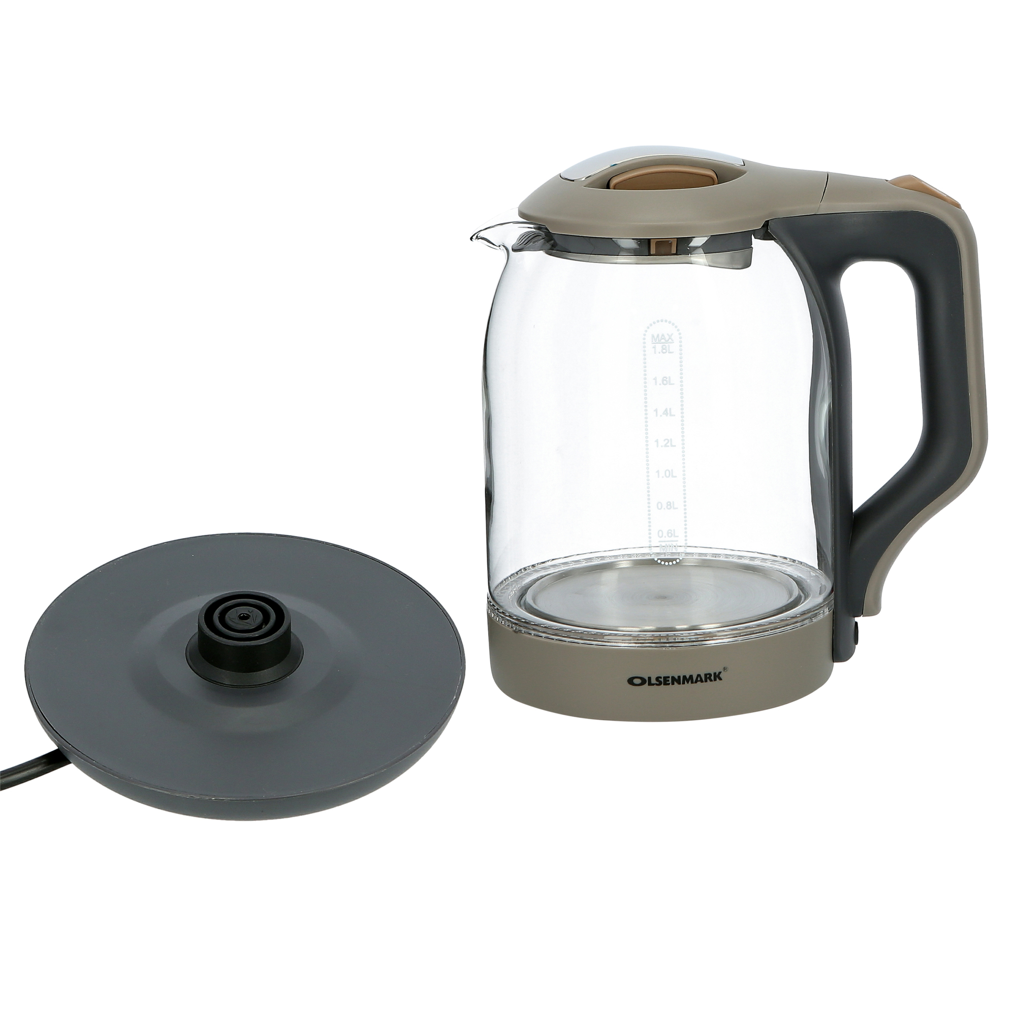 Electric Kettle, Electric Tea Kettle 1.6L 1500W Glass Electric