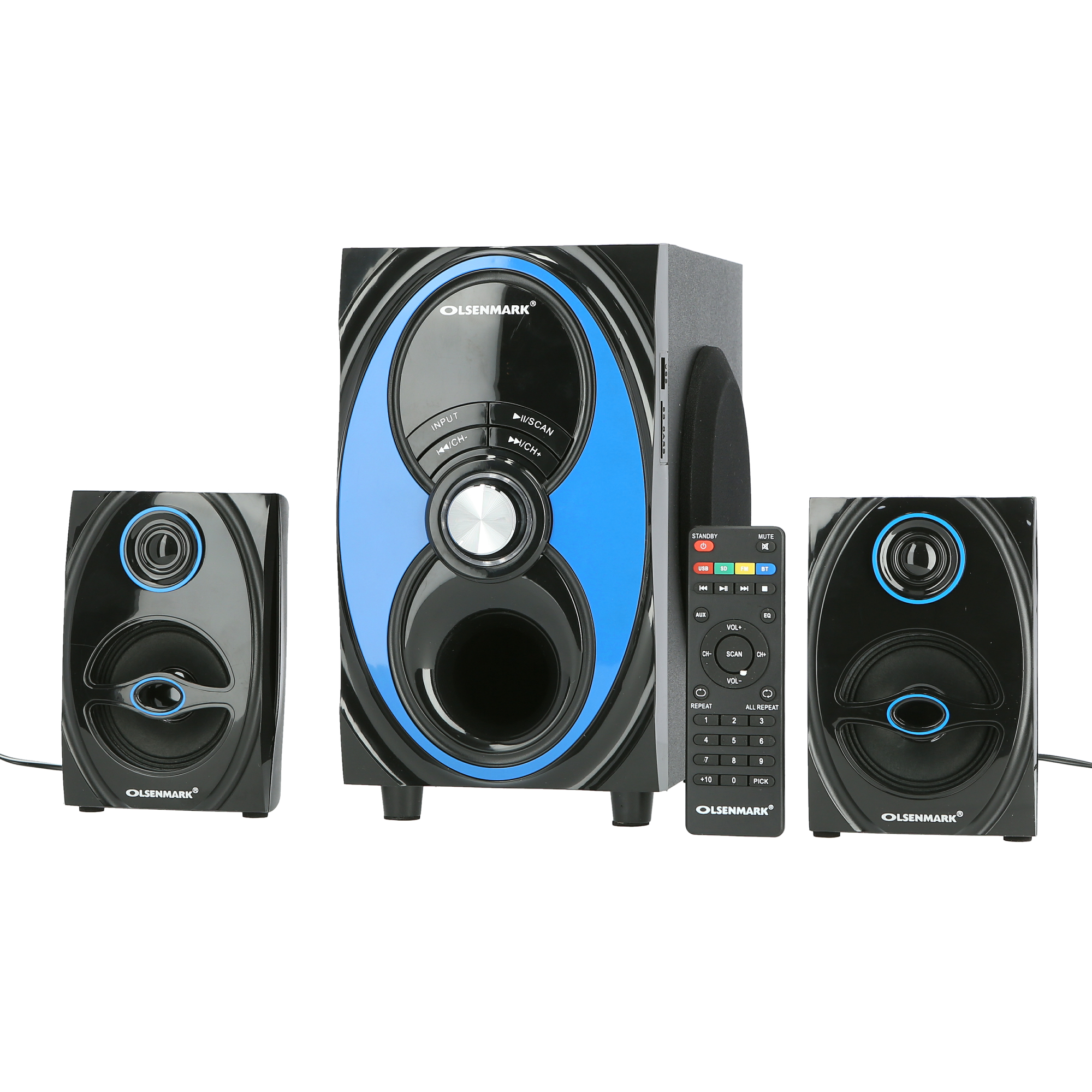 olsenmark 2.1 multimedia speaker