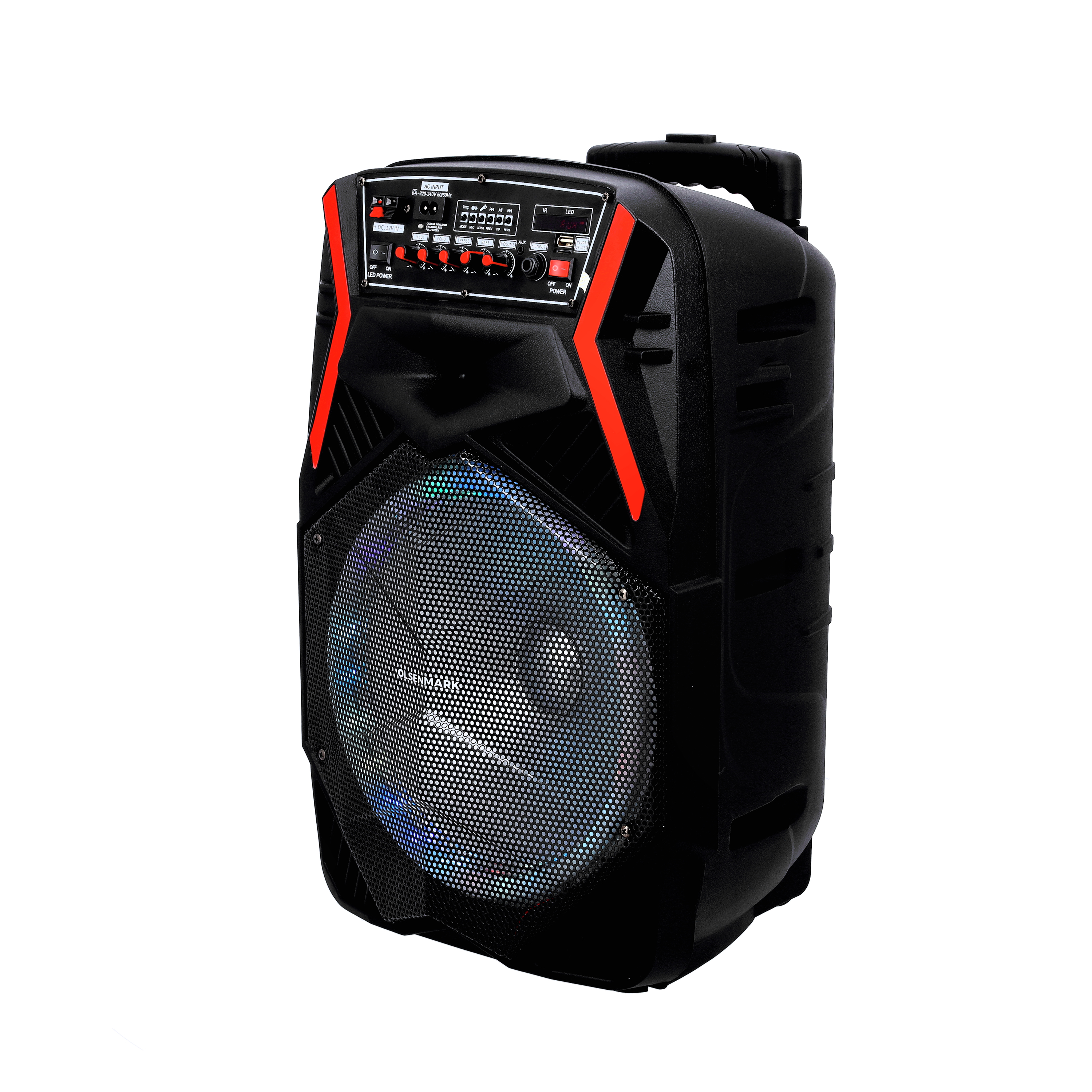 olsenmark rechargeable party speaker