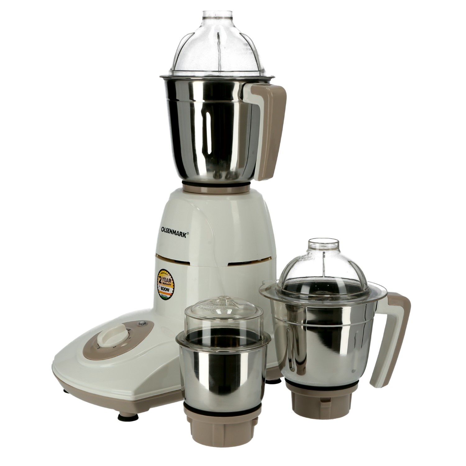 550W 2-in-1 Mixer Grinder, Multifunctional Mixer Grinder with Stainless  Steel Jars & Blades, Safety Twist Lock, Dry & Wet Grinding Spices, Chutney