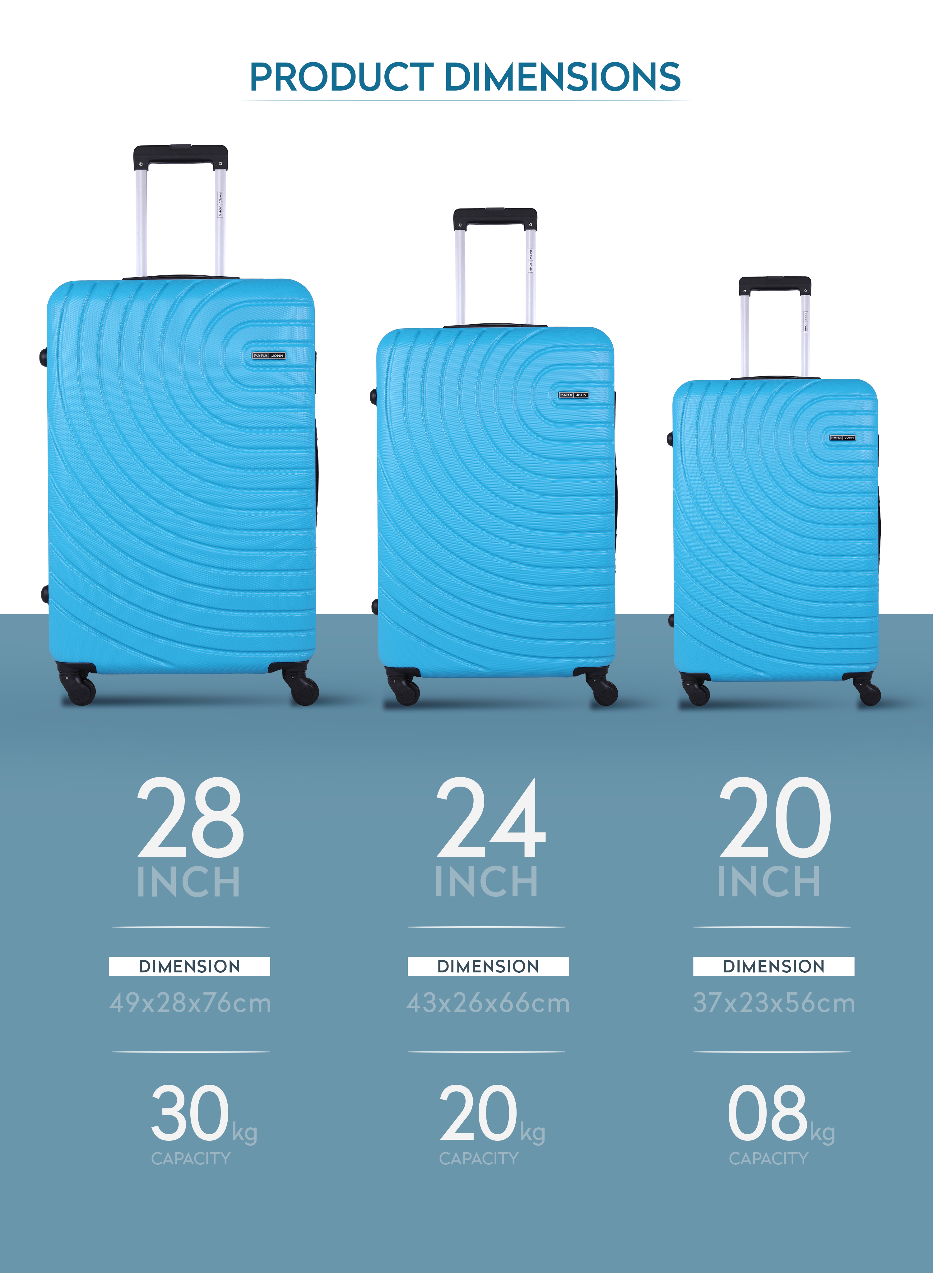 28 inch luggage dimensions online