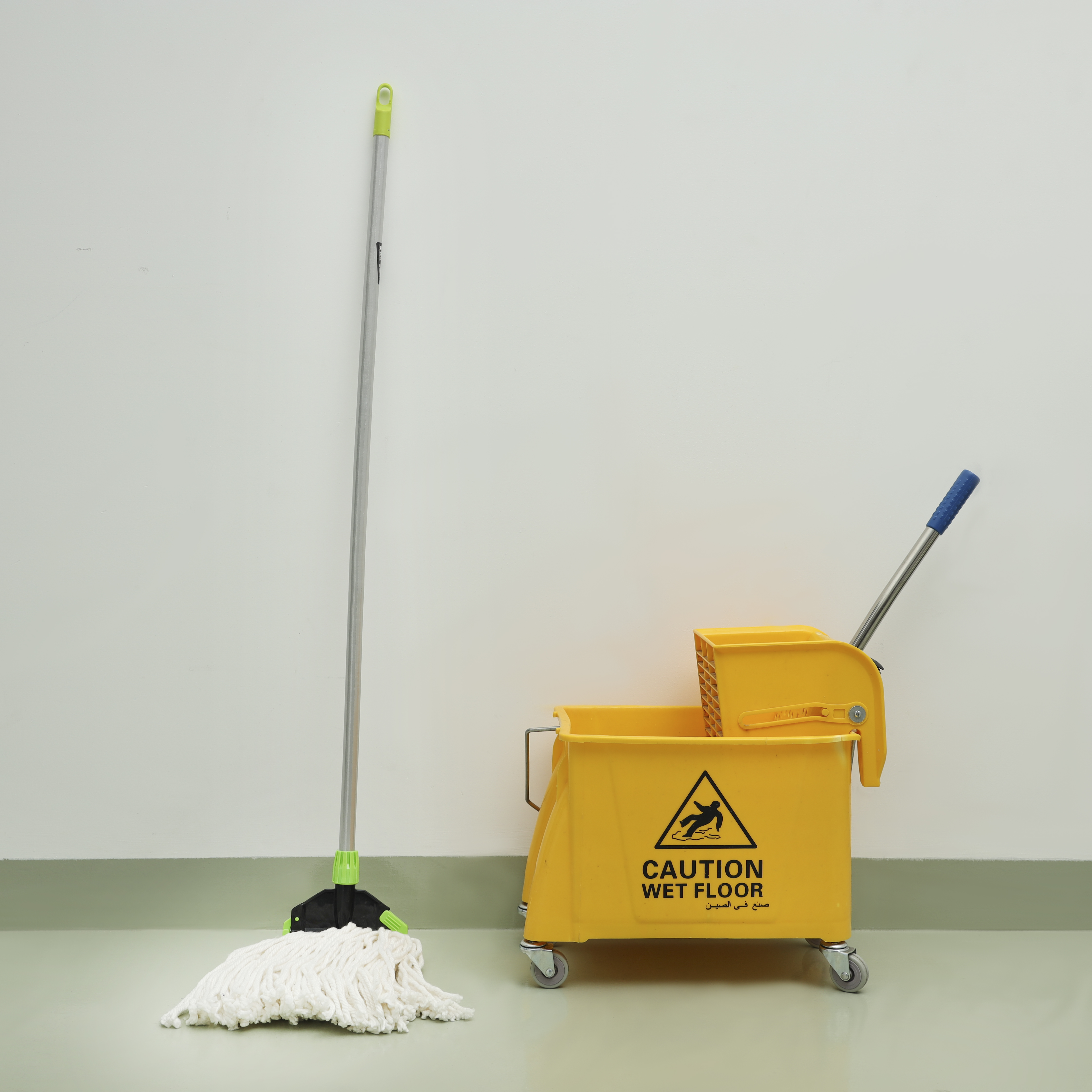 Microfiber Floor Mop, PVC Coated Wooden Handle, RF10102