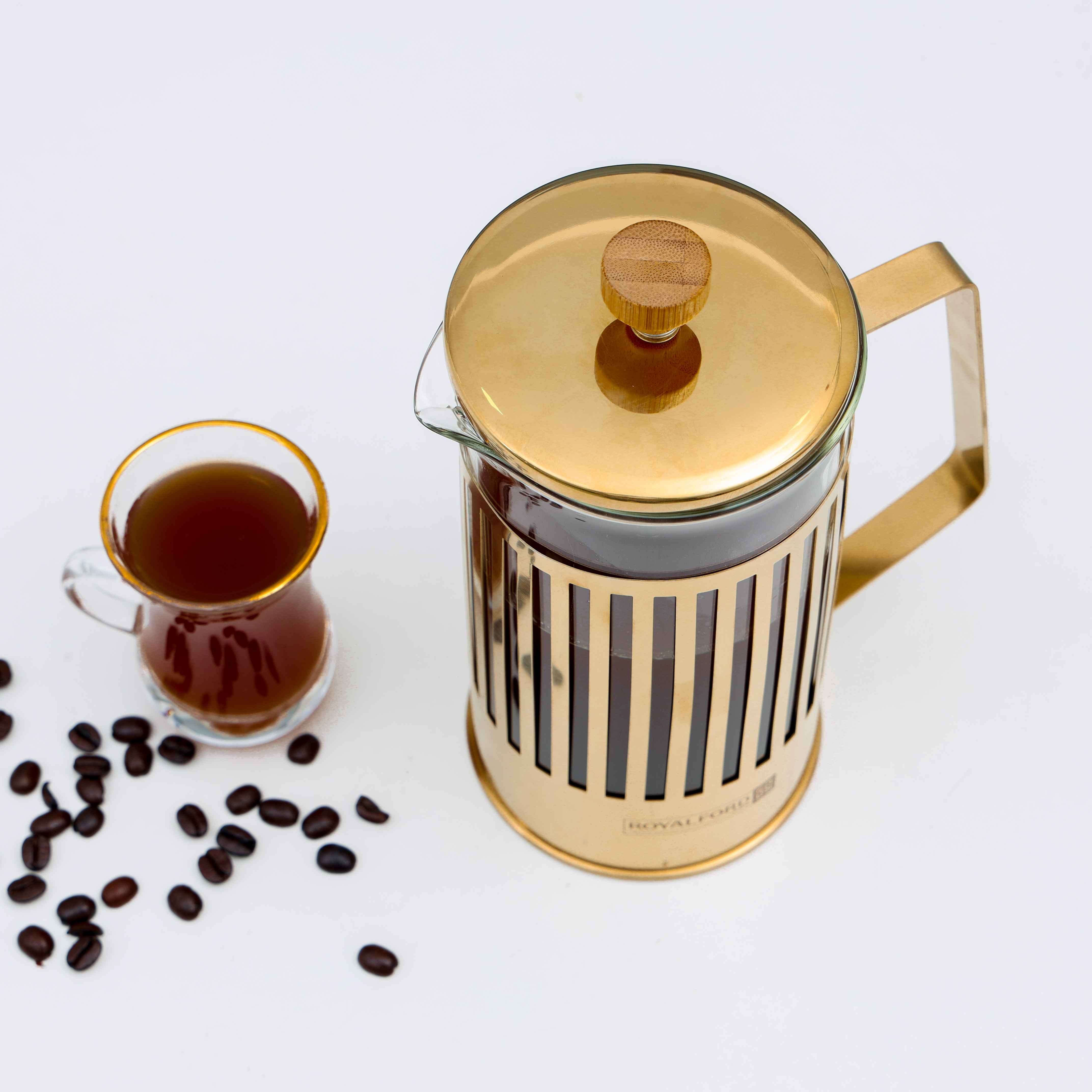 Golden French Press/CoffeeMaker-1.0Ltr