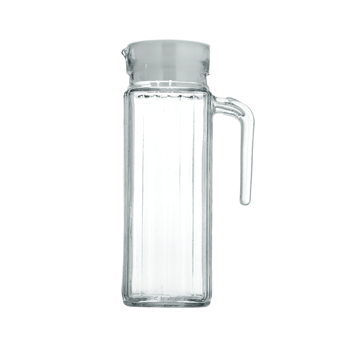 Royalford Asthray Glass Jug with Plastic Lid - 1000ML