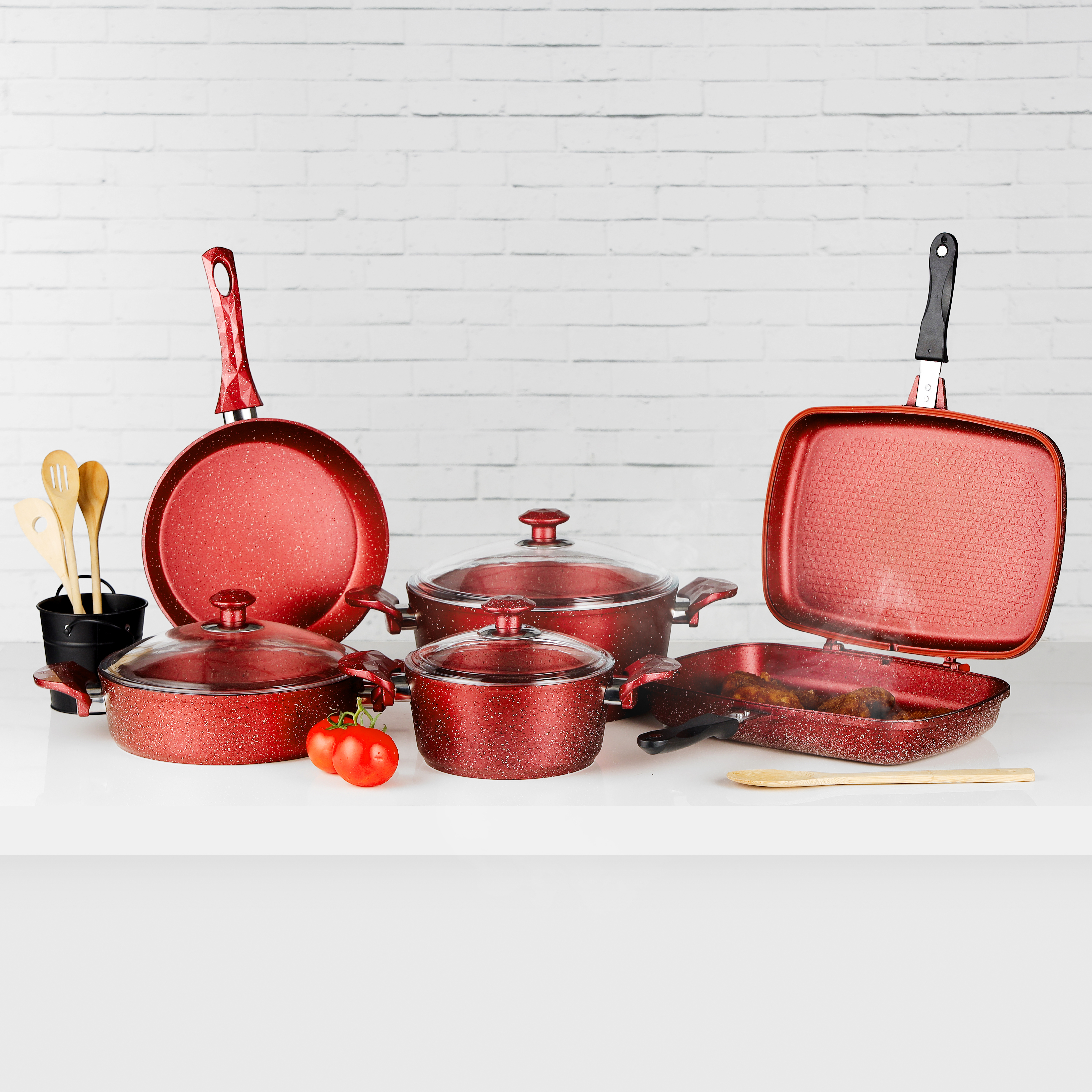 Legend Granite Chef 7pce Cookware Set for Sale ✔️ Lowest Price Guaranteed