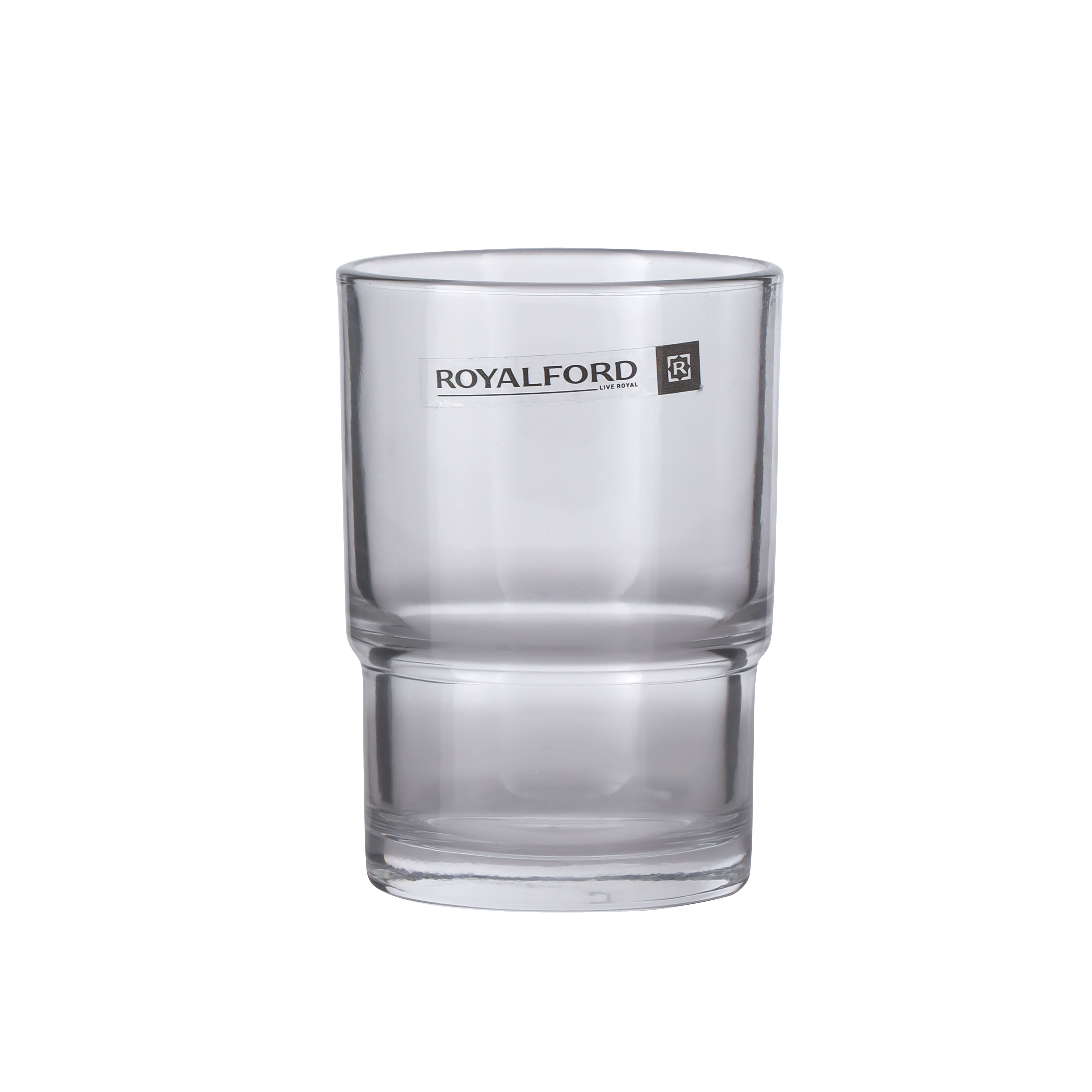 6Pcs Glass Tumbler with 226ML - 7.6Oz
