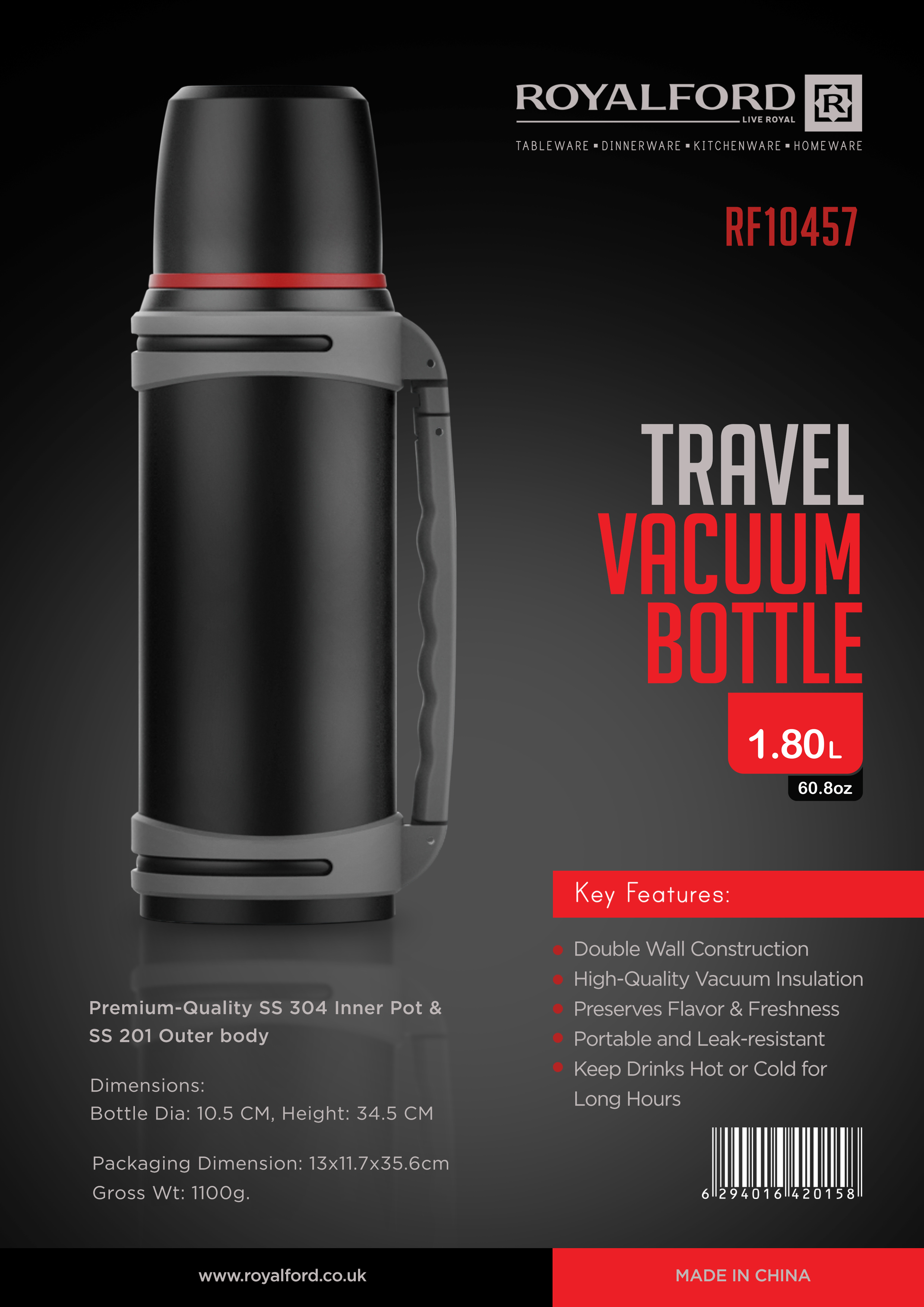 Stainless Steel Thermos Bottle Vacuum Large capacity Flasks Water Bottle  Insulated Water Outdoor travel Bottle Cup Keeping Warm