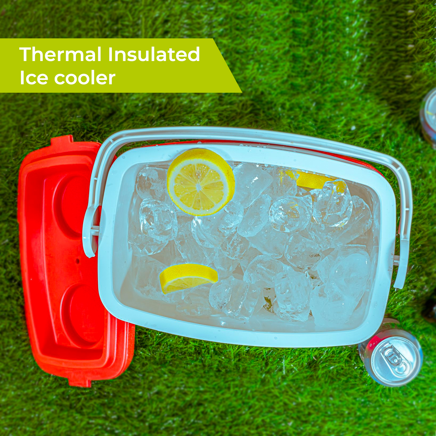 Insulated Ice Cooler Box - 8Ltr