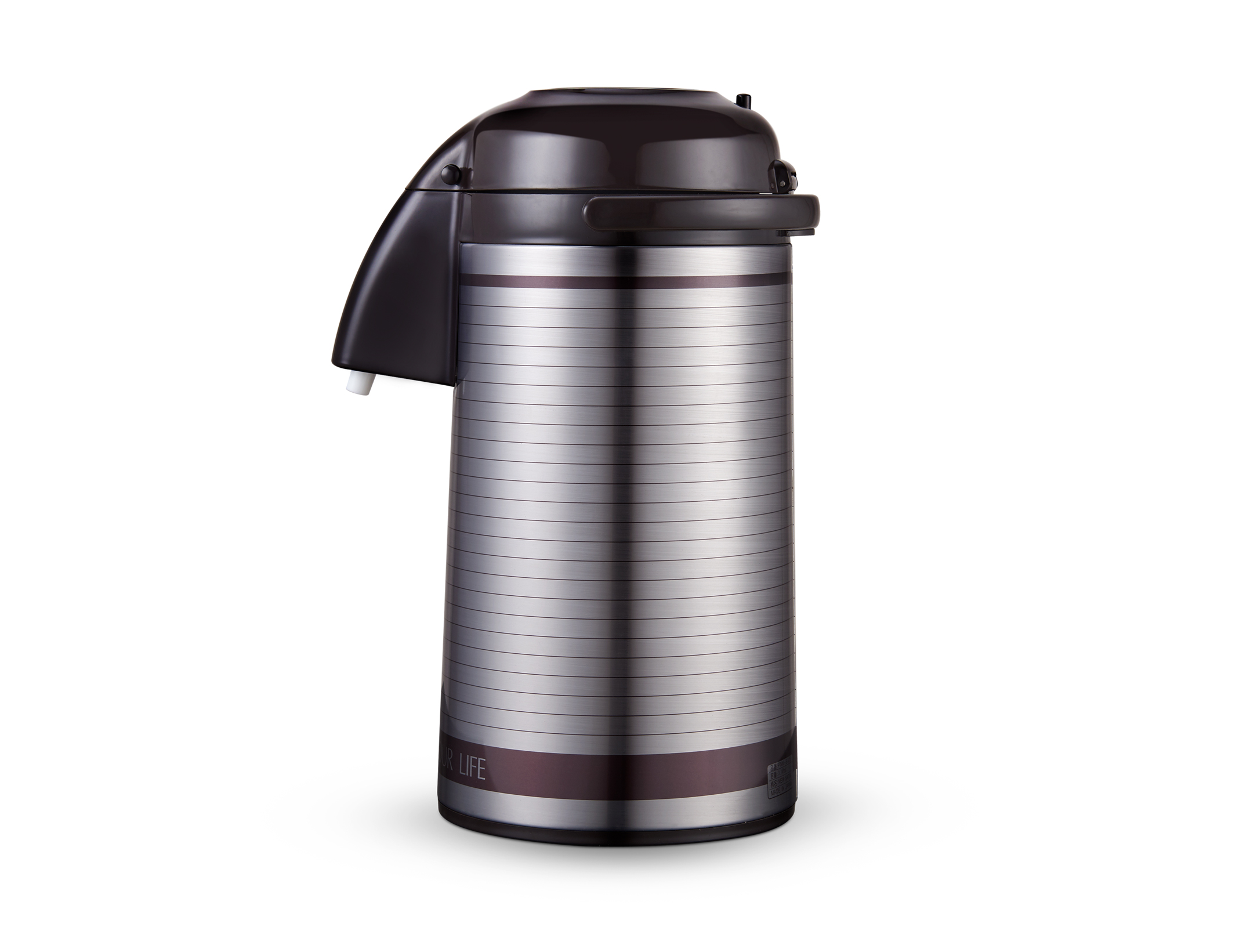 Royalford RF8336 3L Stainless Steel Airpot Flask - Heat Insulated