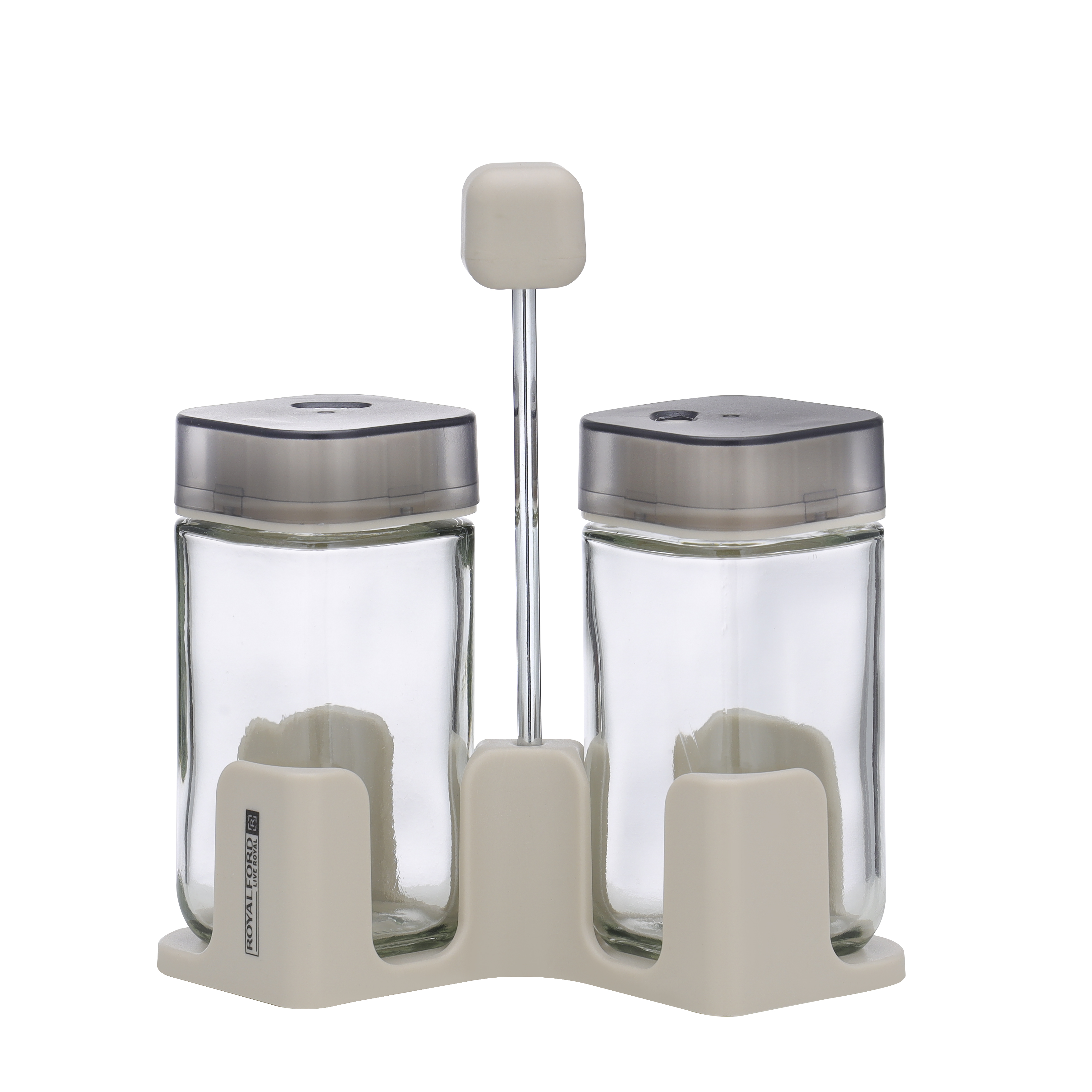 Tower Salt and Sugar Container 2 Jar Spice Rack