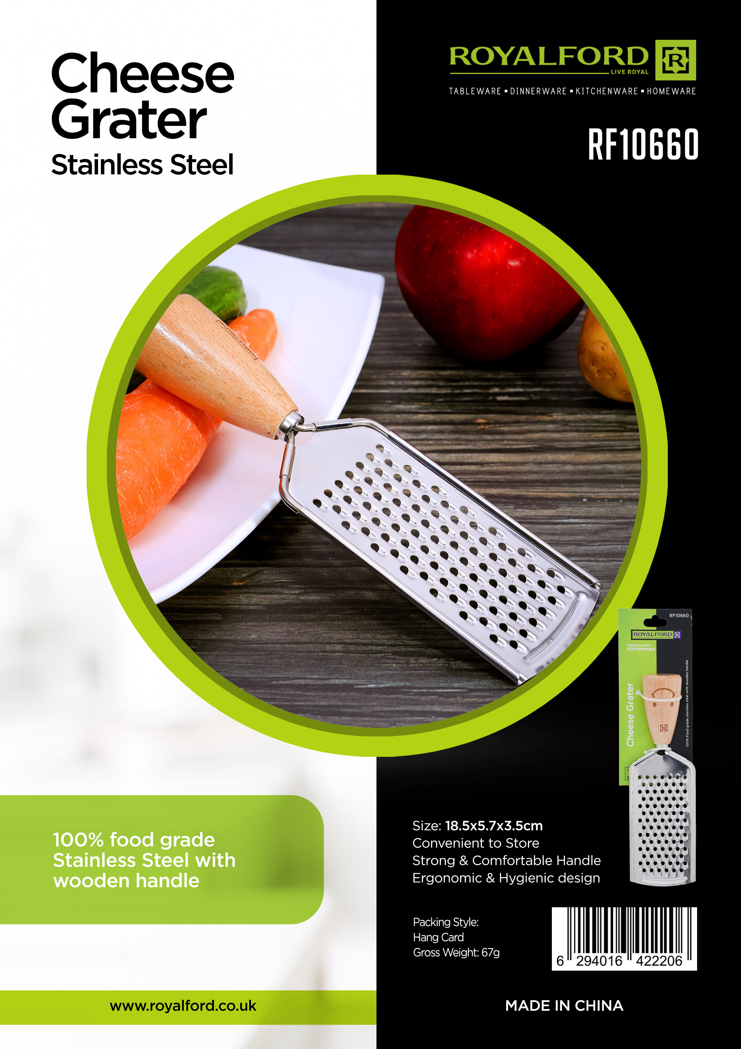Our Table™ Flat Stainless Steel Grater, 1 ct - Food 4 Less