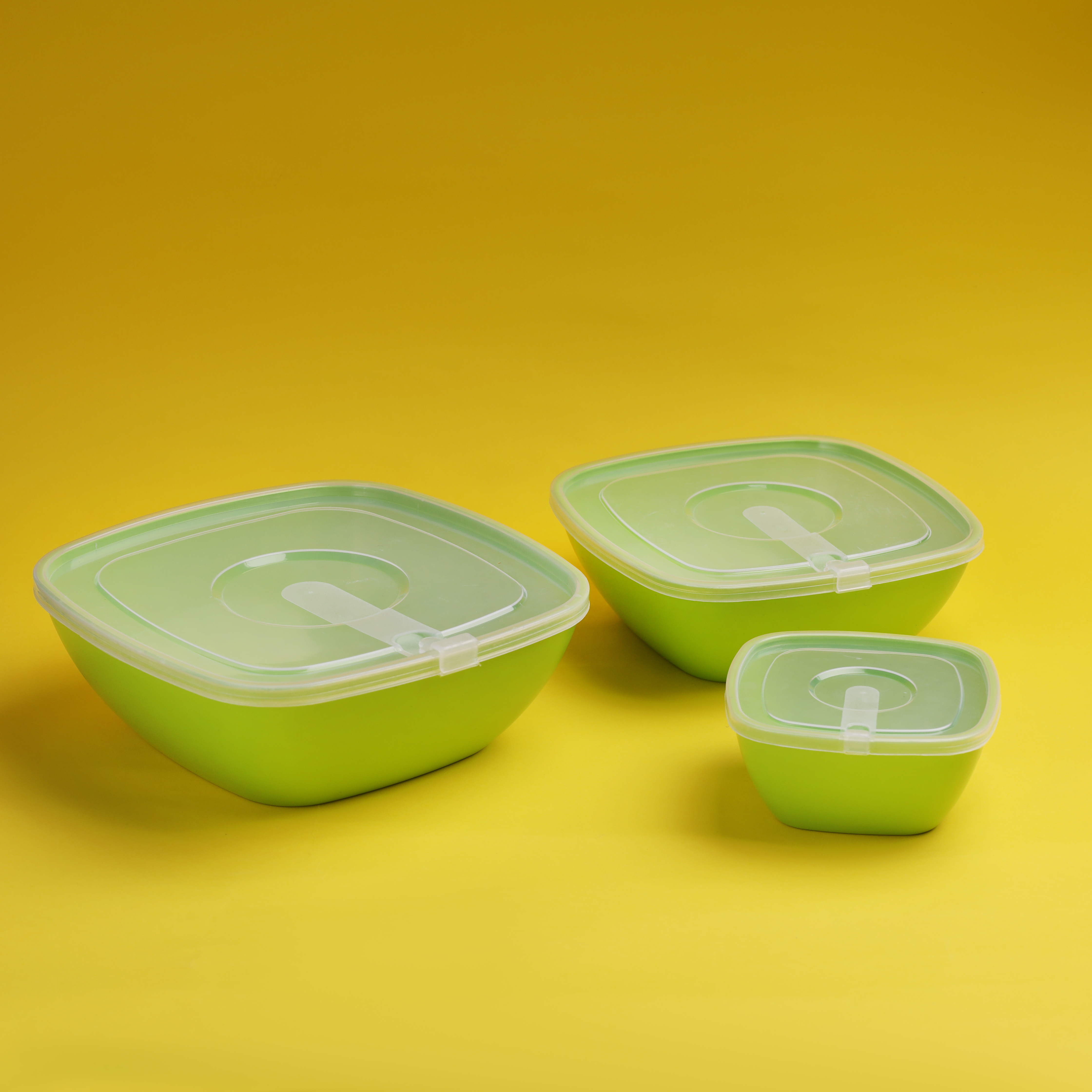 3pcs Bowl Set with Air-Tight Lid, Food Container, RF11009