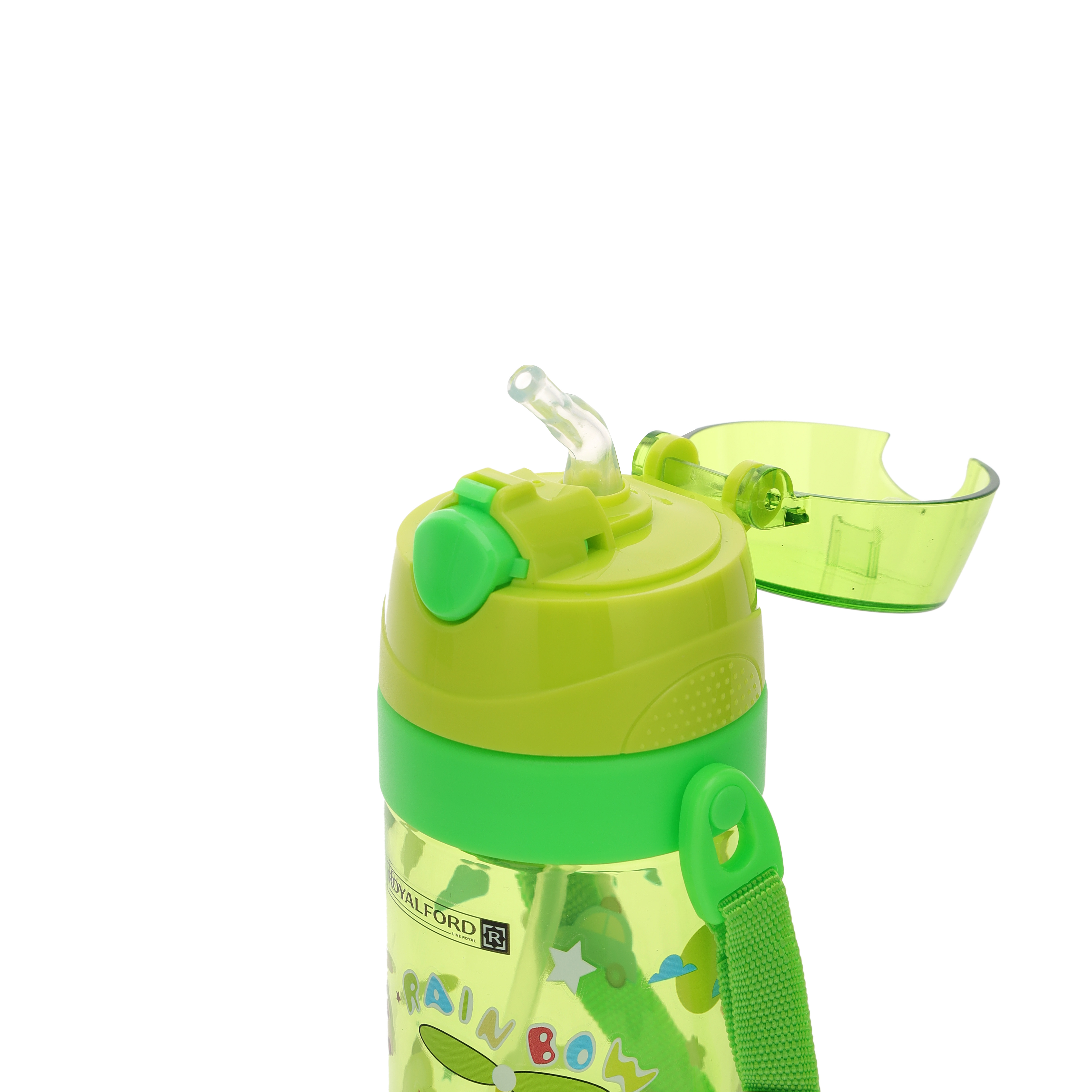 Fringoo Kids Water Bottle With Straw 100% Leakproof BPA FREE 