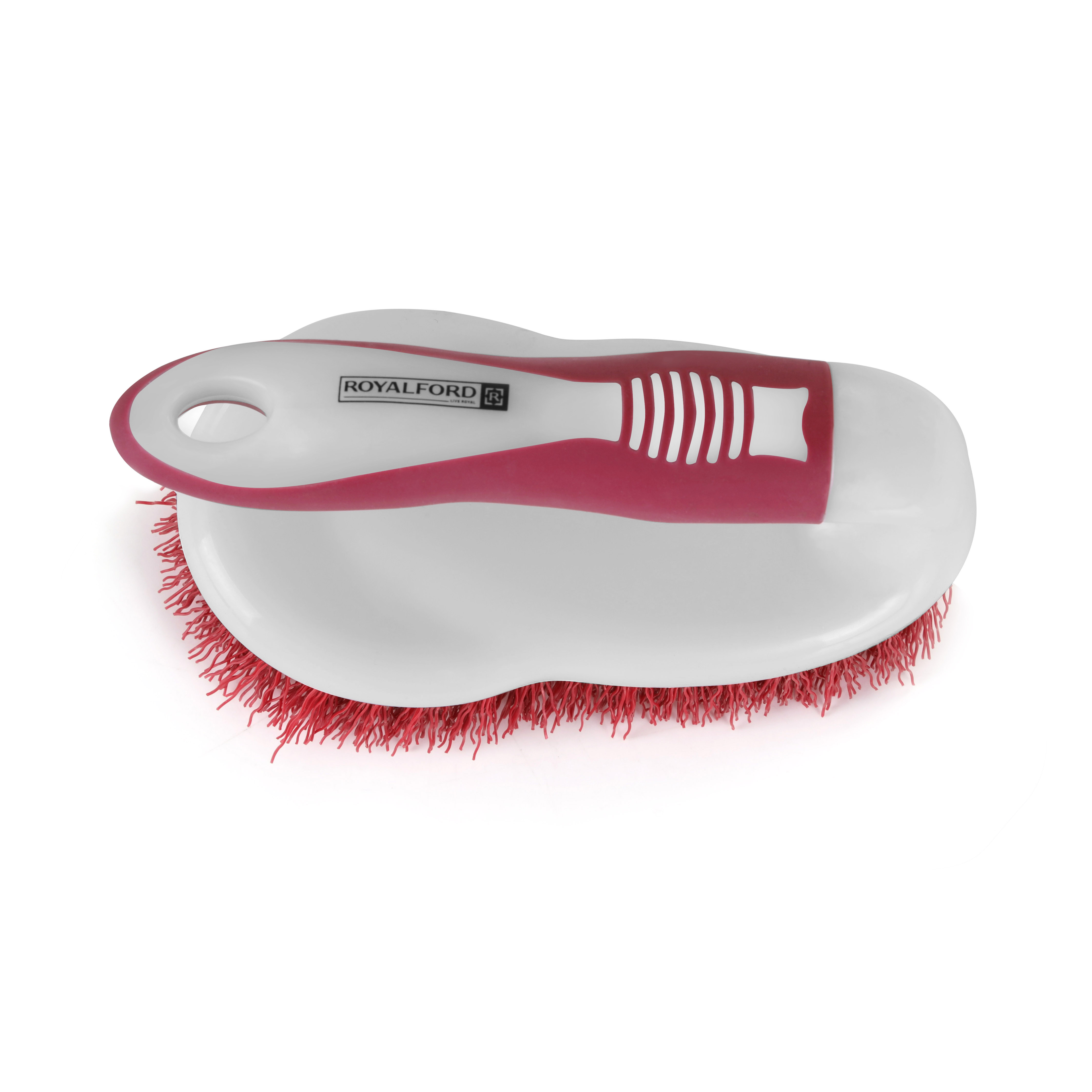 Buy Royalford Scrubbing Brush With Handle - Easy To Clean Hard