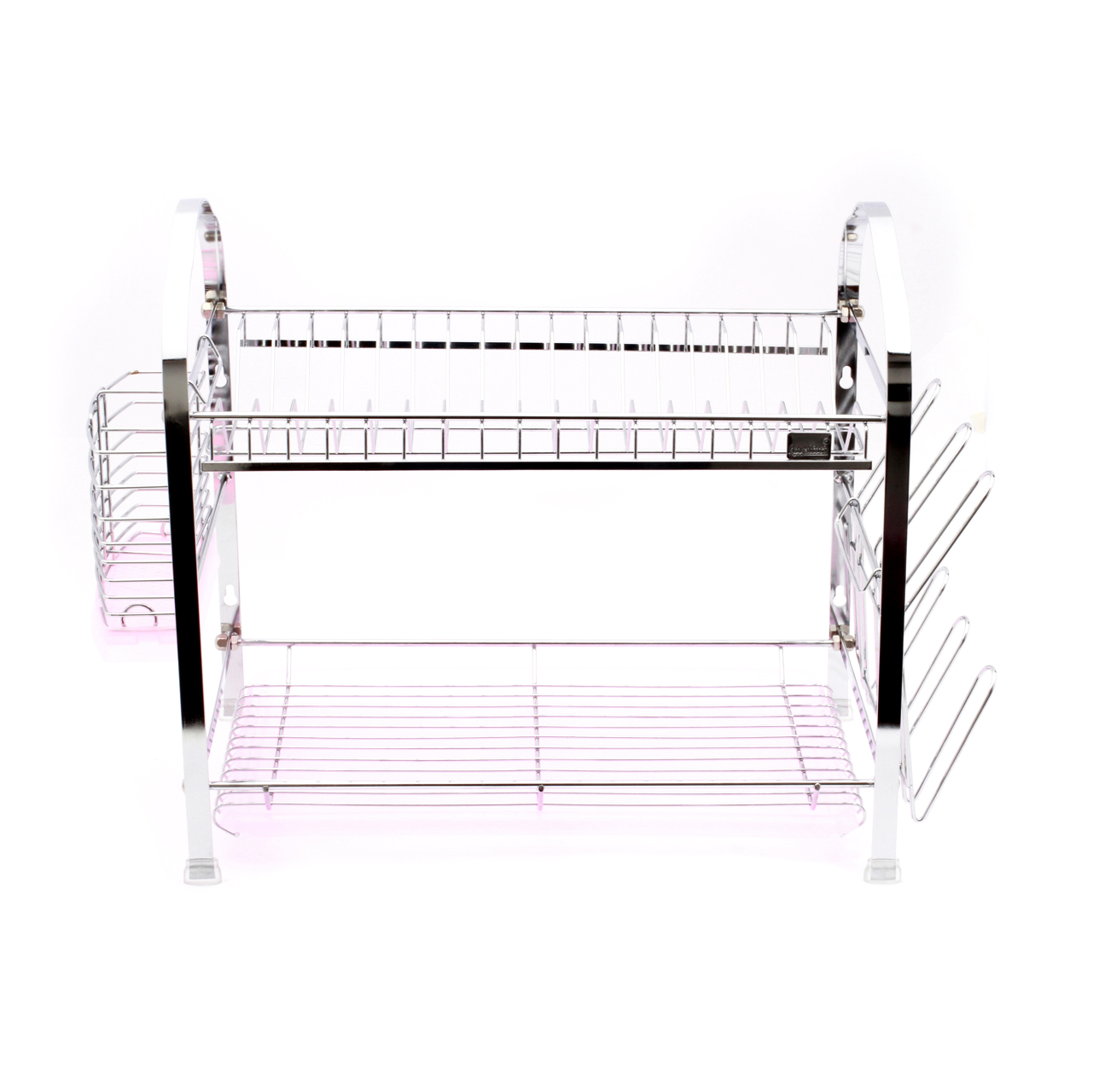 Royalford 3-Layer Wall Hanging Dish Rack, 665x260x477 MM