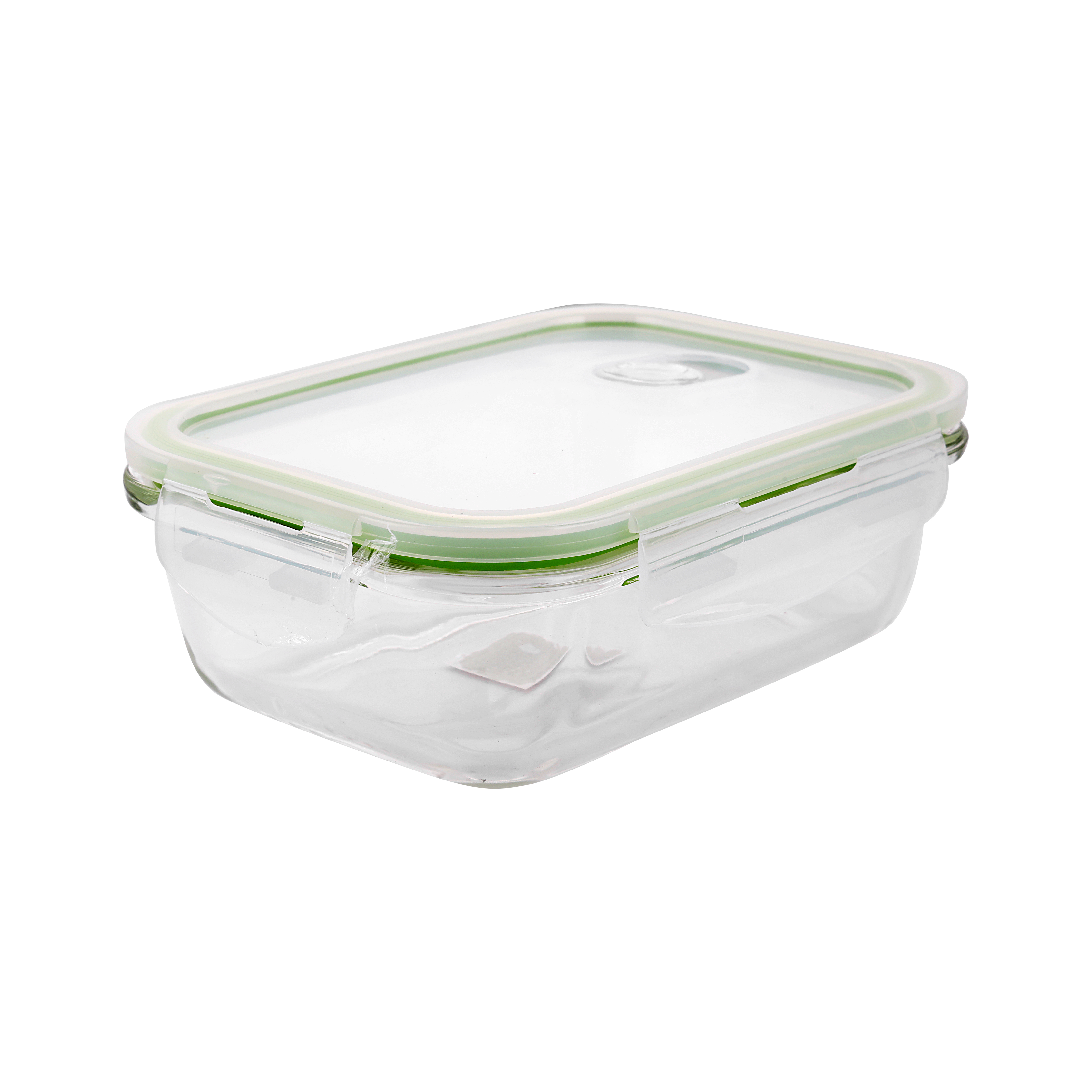2Pcs Glass Meal Prep Containers with Airtight Snap Locking Lids