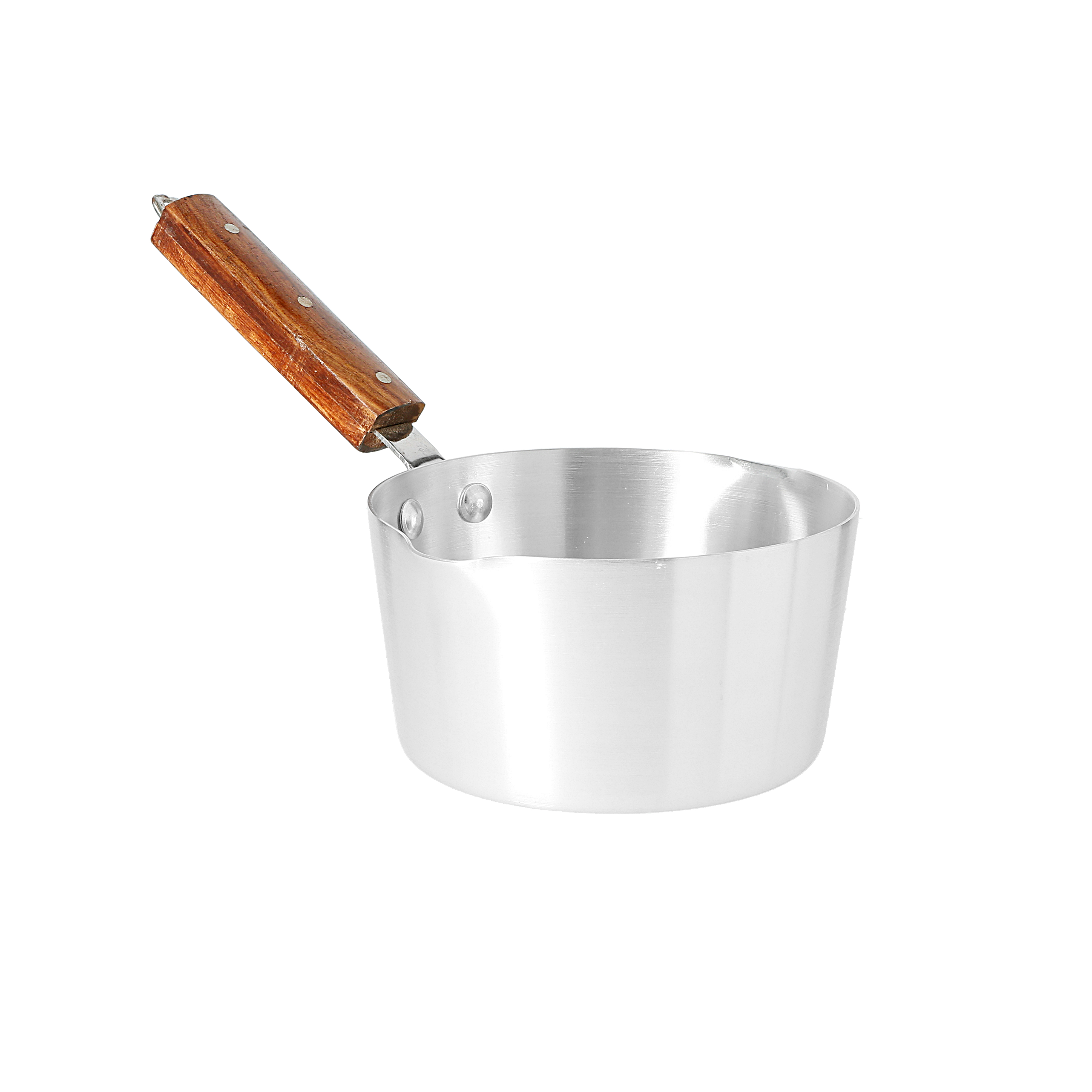 Royalford RF10096 16Cm Aluminium Milk Pan with Lid - Aluminium