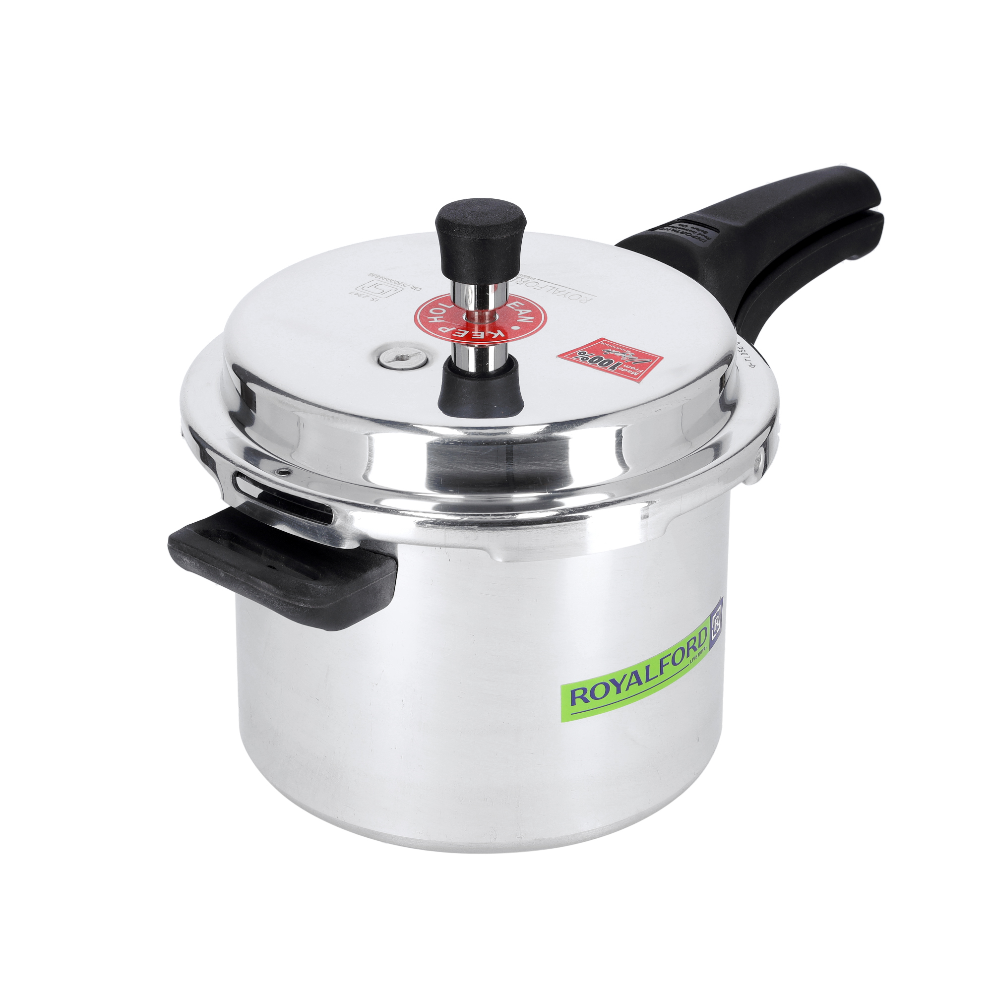 chefline aluminium pressure cooker