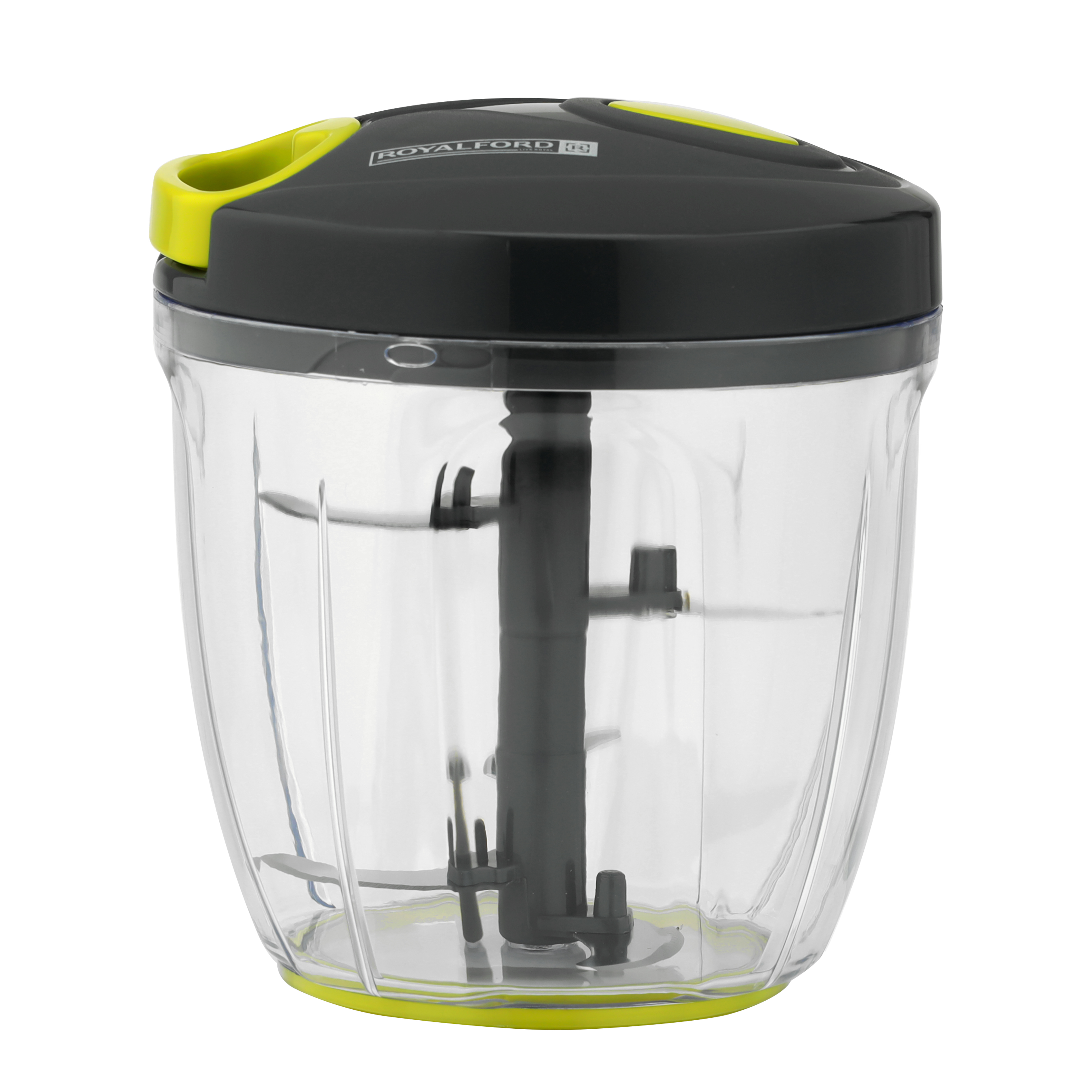 RoyalFord 1000 ML Push Chopper RF11158 Compact Chopper with 6 Blades  Suitable BPA Free, Muulticolor: Buy Online at Best Price in UAE 