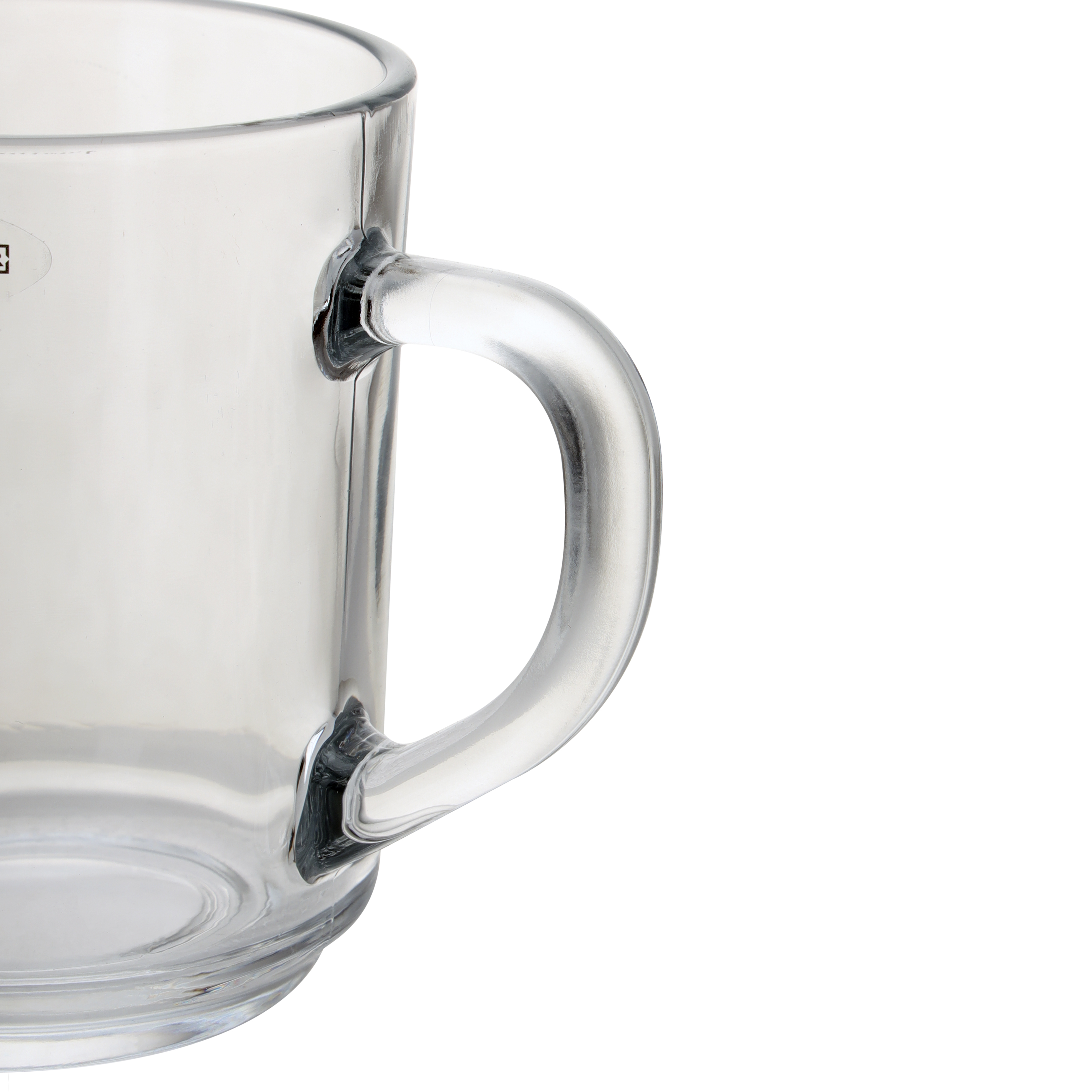 210ML 3Pc-Glass Mug With handle