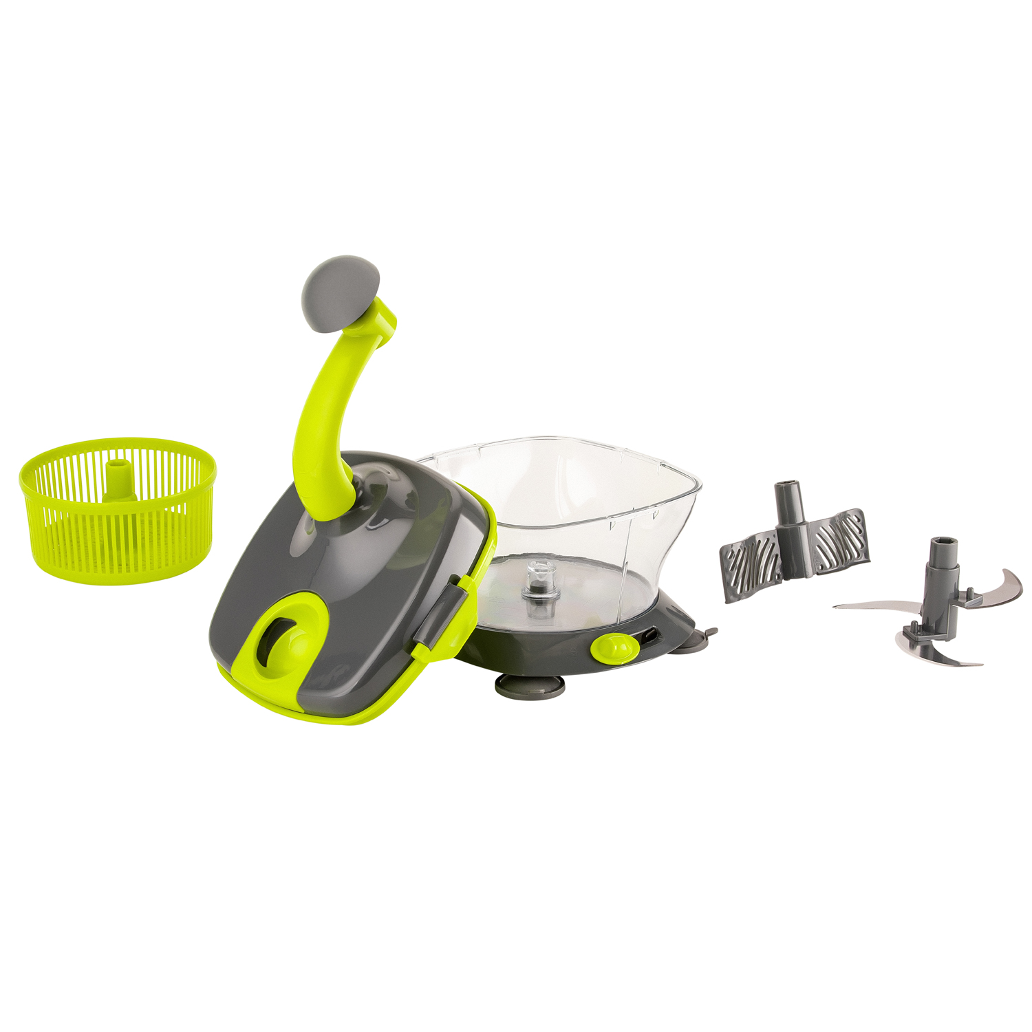 Royalford Manual Food Chopper – BPA Free Multi Hand-Powered Vegetable Fruit  Shredder/Mincer/Blender/Mixer/Dicer/Cutter – Salad Spinner, Onion Chopper